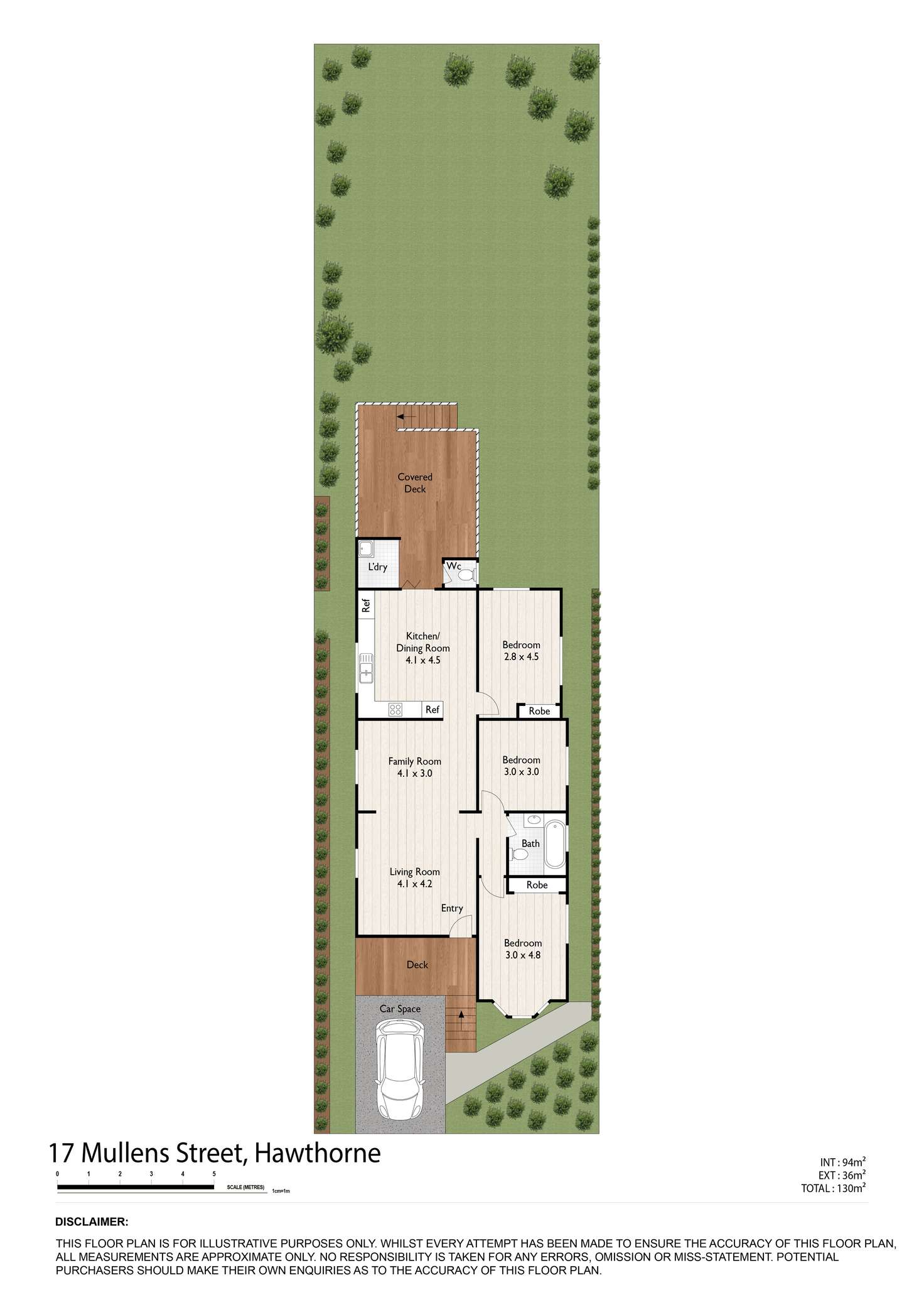 Floorplan of Homely house listing, 17 Mullens Street, Hawthorne QLD 4171