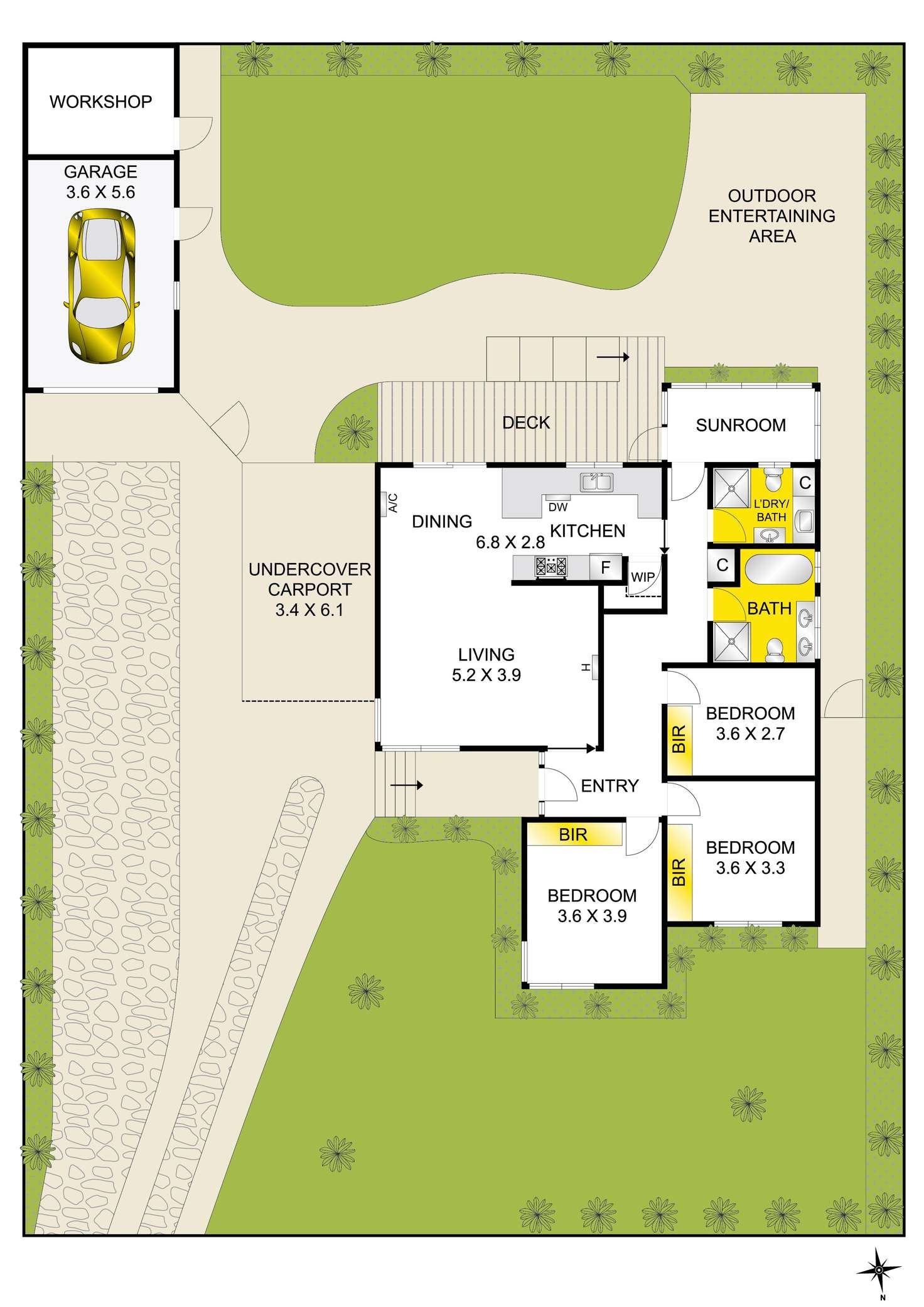 Floorplan of Homely house listing, 73 James Street, Belmont VIC 3216
