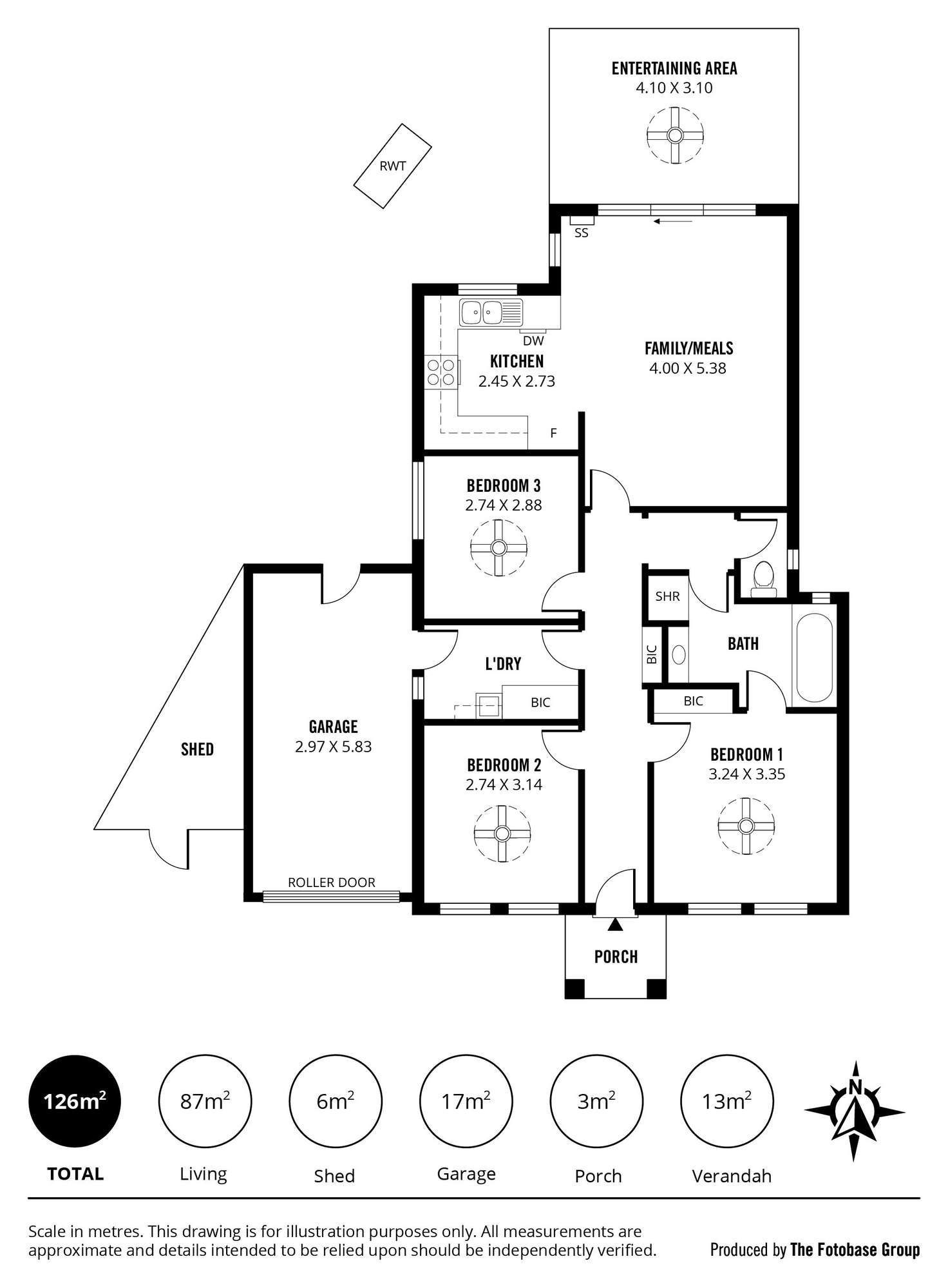 Floorplan of Homely house listing, 1 Kurrajong Place, Seacombe Gardens SA 5047