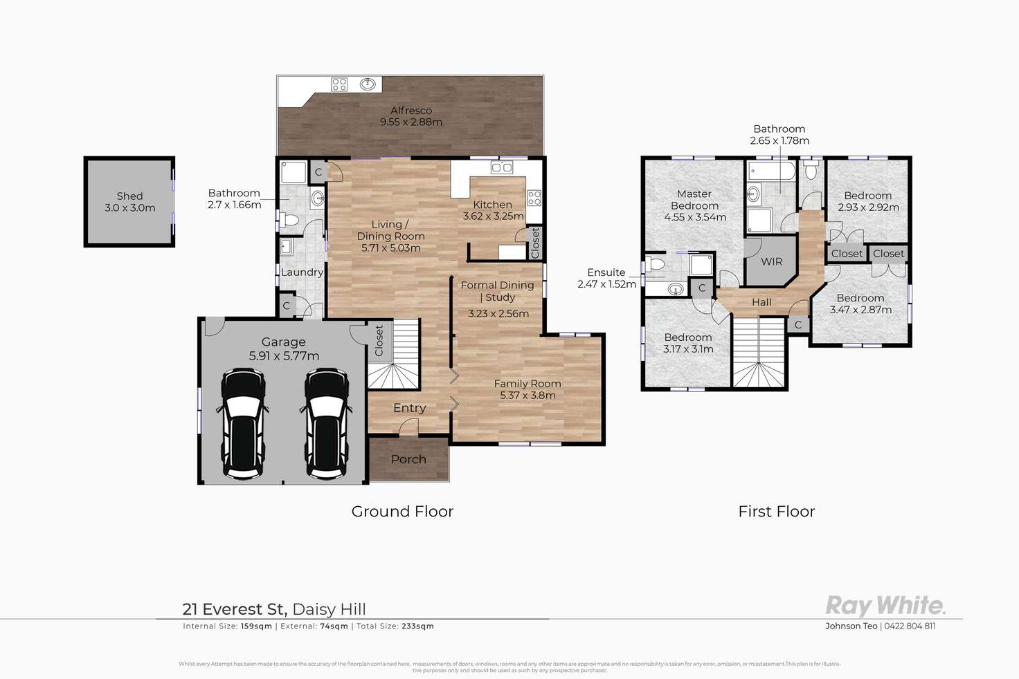 Floorplan of Homely house listing, 21 Everest Street, Daisy Hill QLD 4127