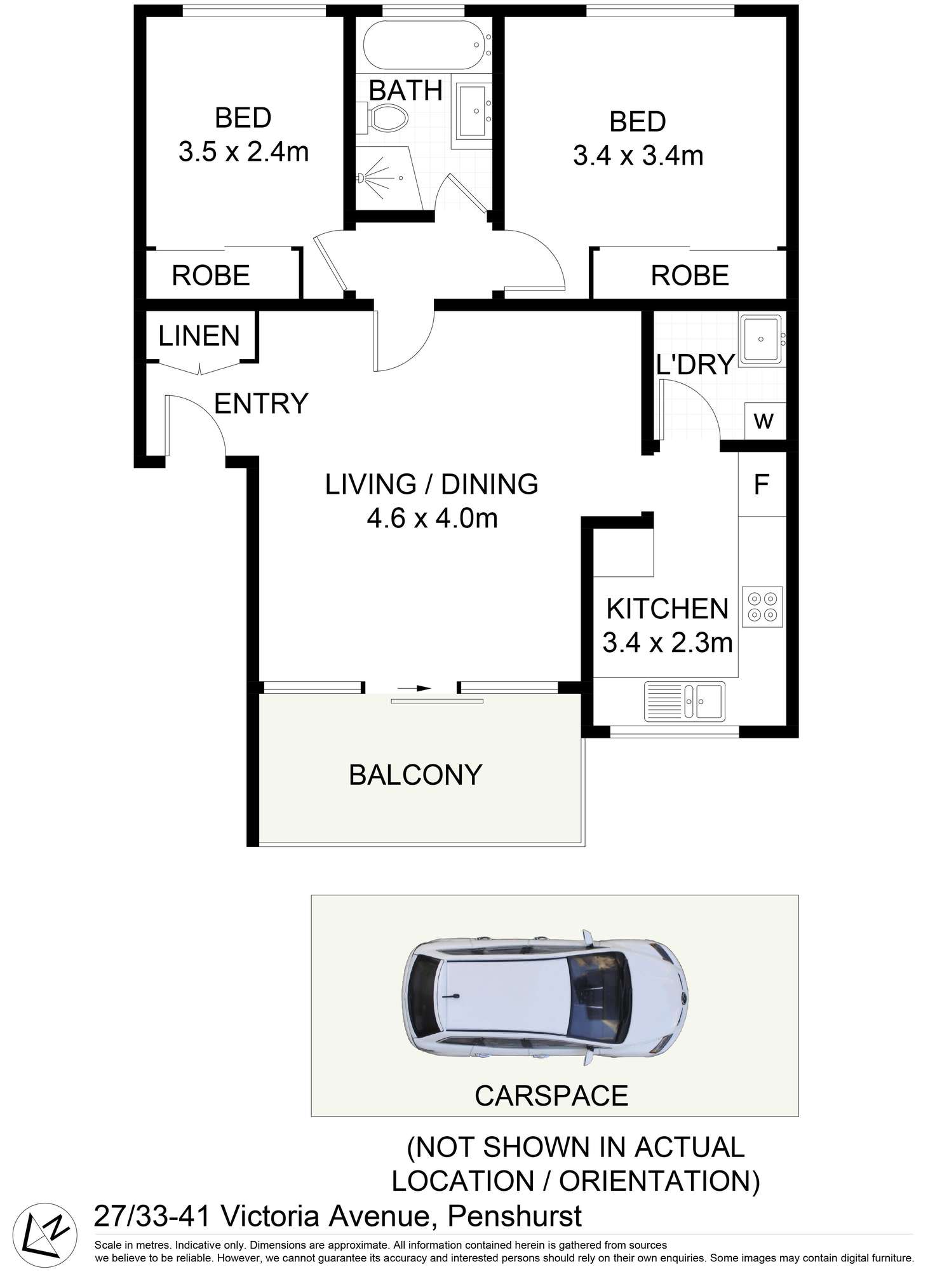 Floorplan of Homely unit listing, 27/33-41 Victoria Avenue, Penshurst NSW 2222