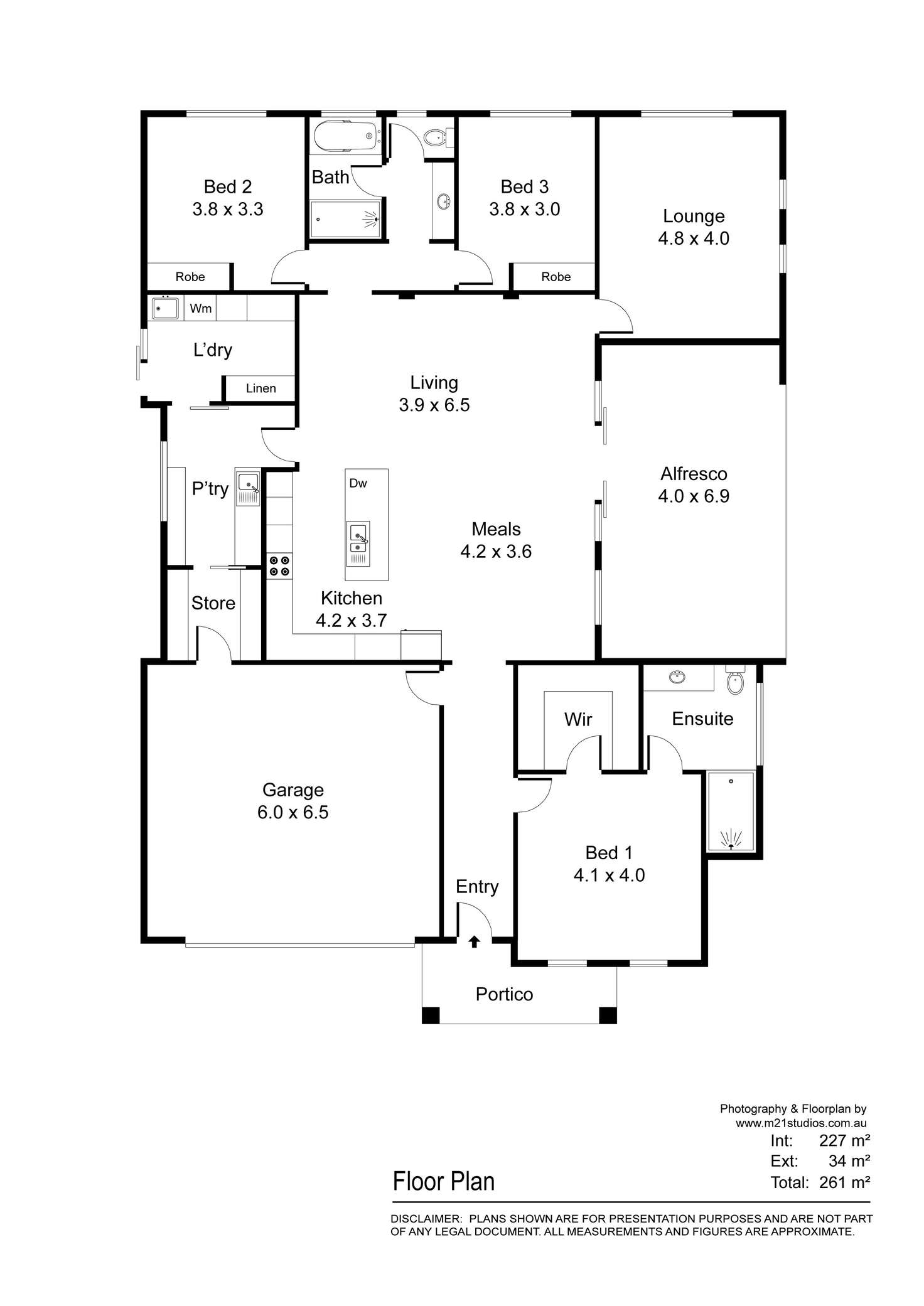 Floorplan of Homely house listing, 4/105 Main North Road, Clare SA 5453