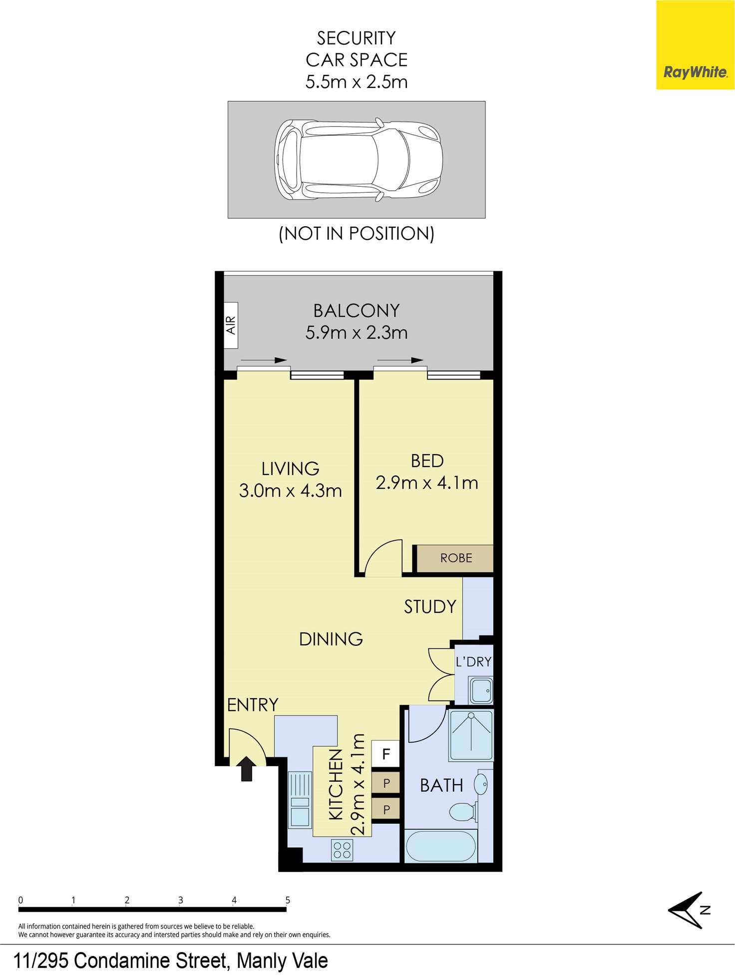 Floorplan of Homely apartment listing, 11/295 Condamine Street, Manly Vale NSW 2093