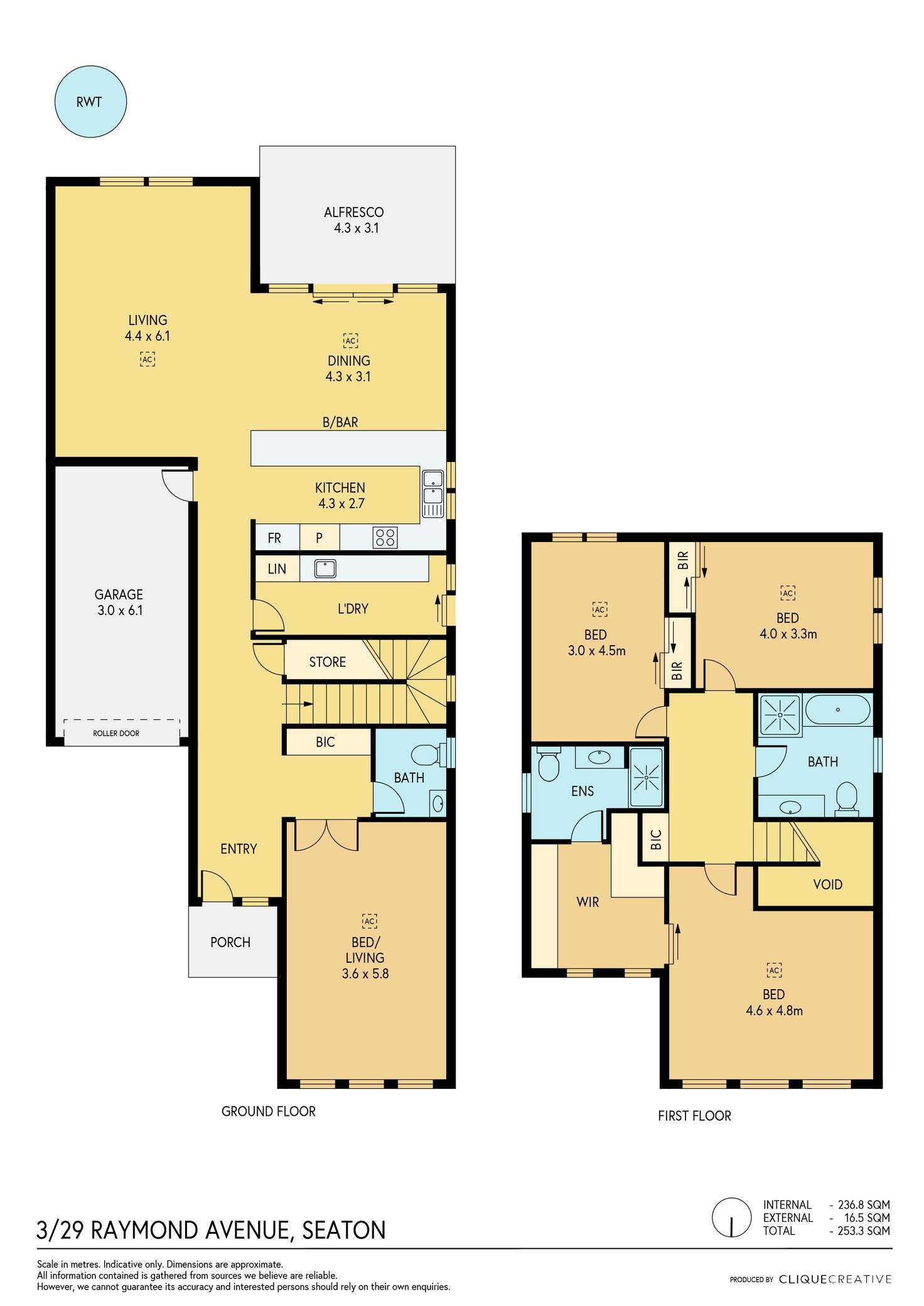 Floorplan of Homely house listing, 3/29 Raymond Avenue, Seaton SA 5023