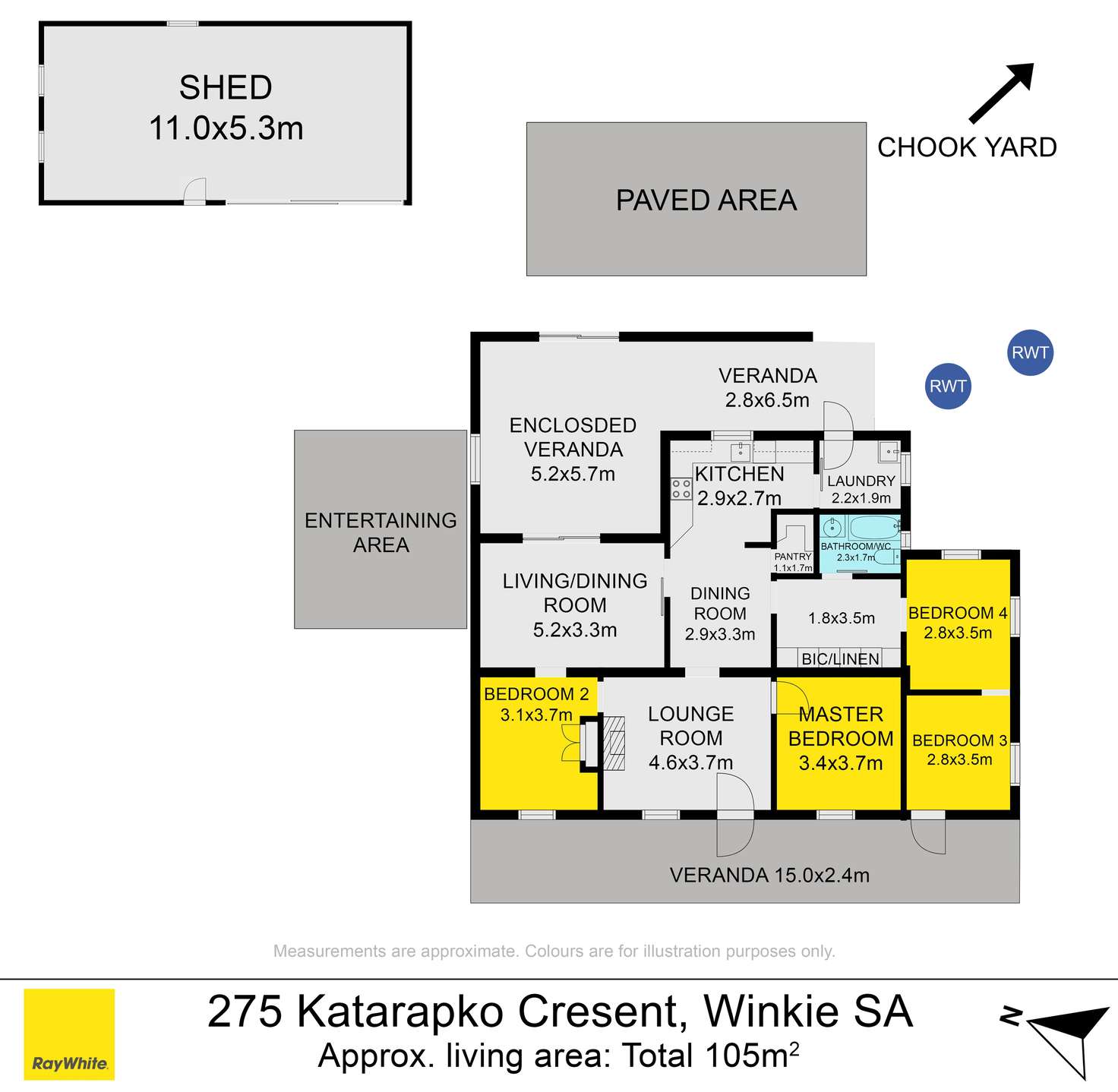 Floorplan of Homely house listing, 275 Katarapko Crescent, Winkie SA 5343