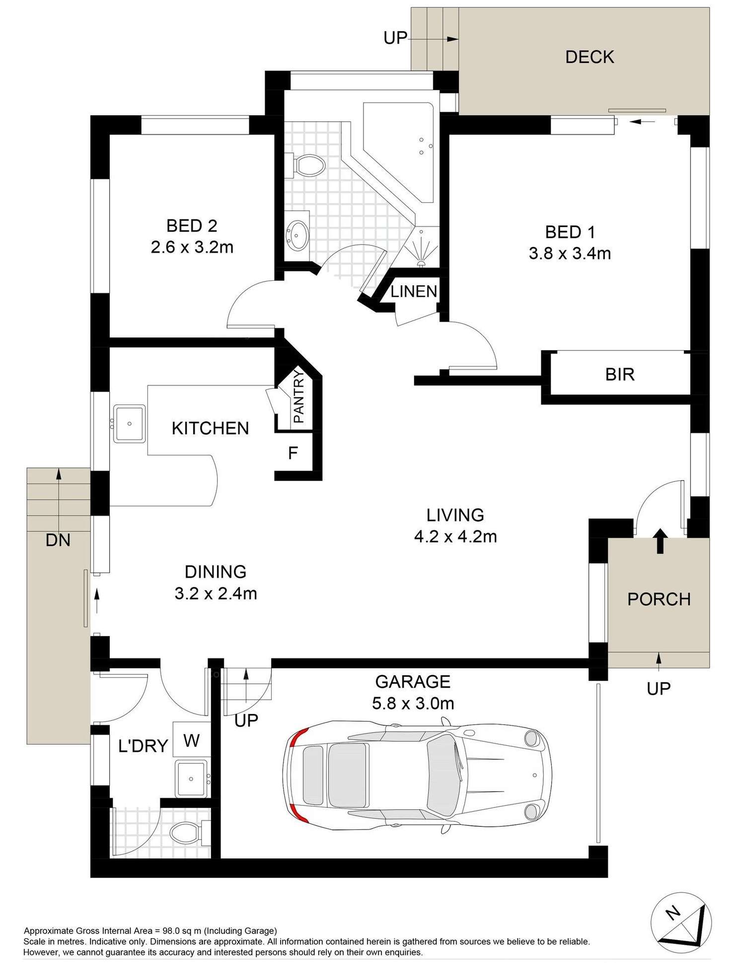 Floorplan of Homely villa listing, 4/116A Koona Street, Albion Park Rail NSW 2527