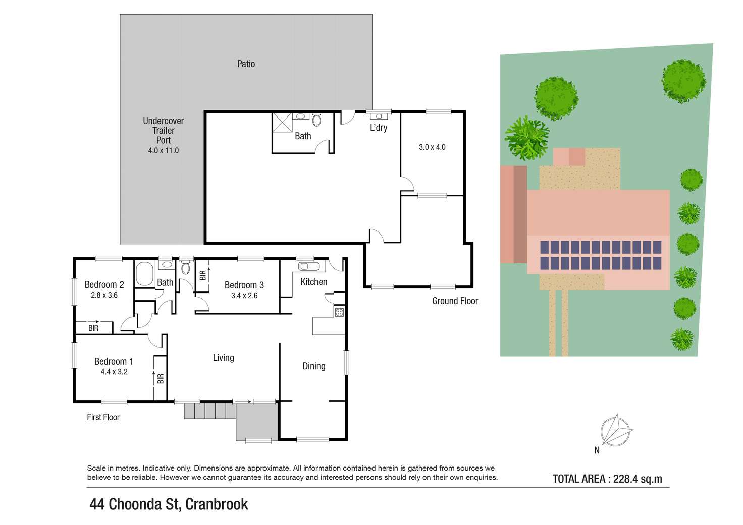 Floorplan of Homely house listing, 44 Choonda Street, Cranbrook QLD 4814