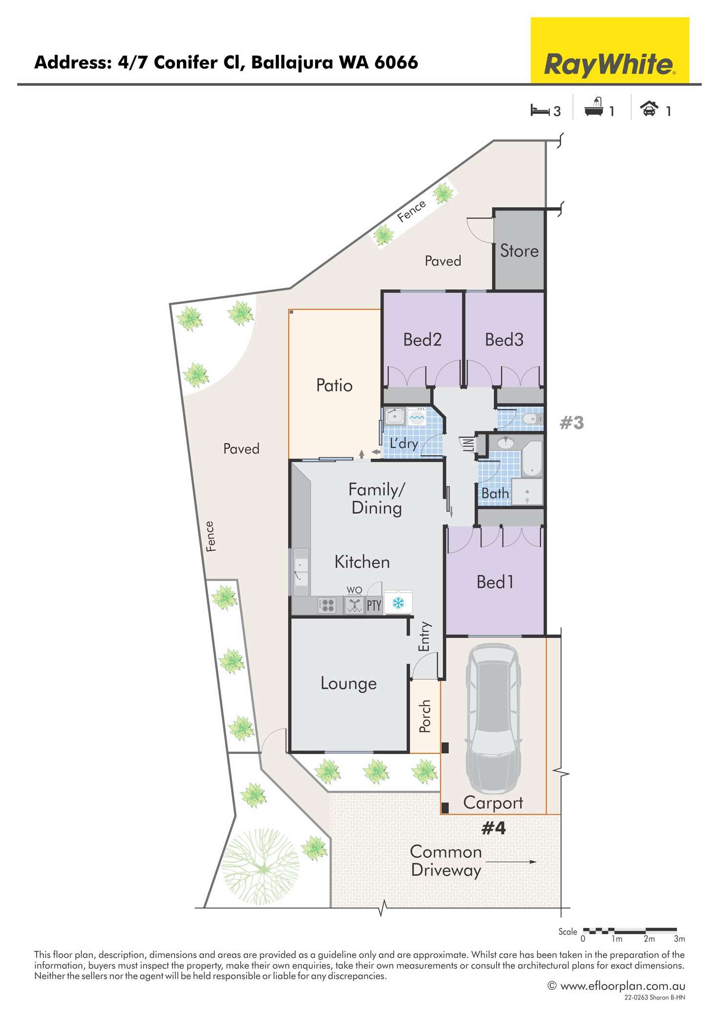 Floorplan of Homely house listing, 4/7 Conifer Close, Ballajura WA 6066