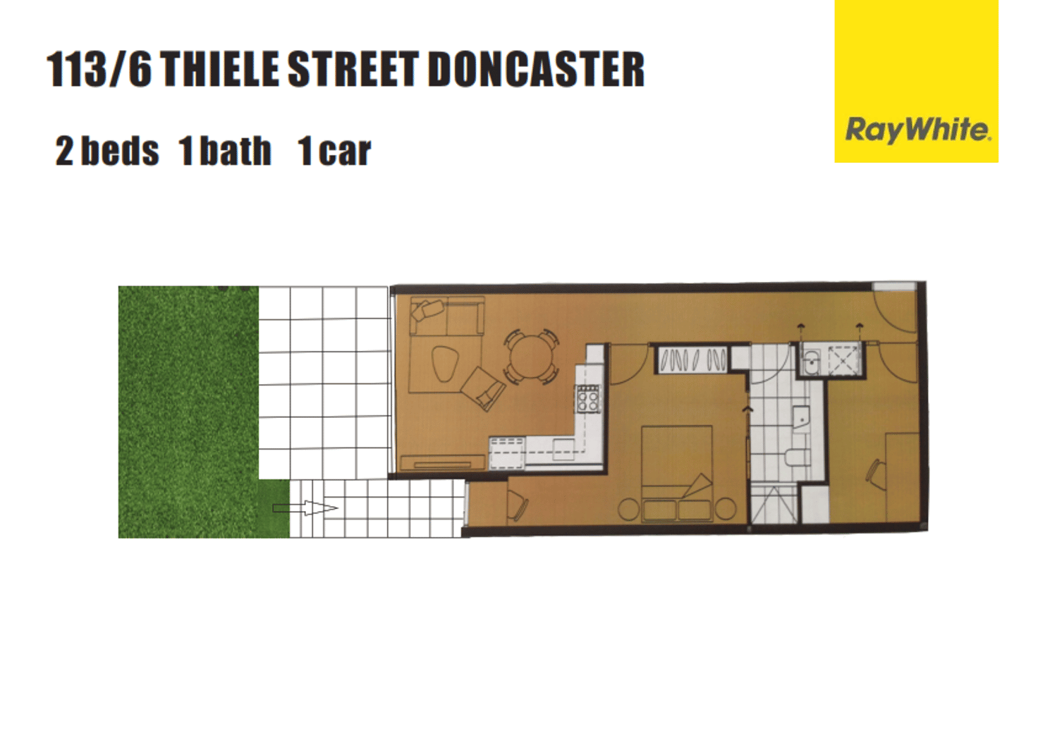 Floorplan of Homely apartment listing, 113/6 Thiele Street, Doncaster VIC 3108