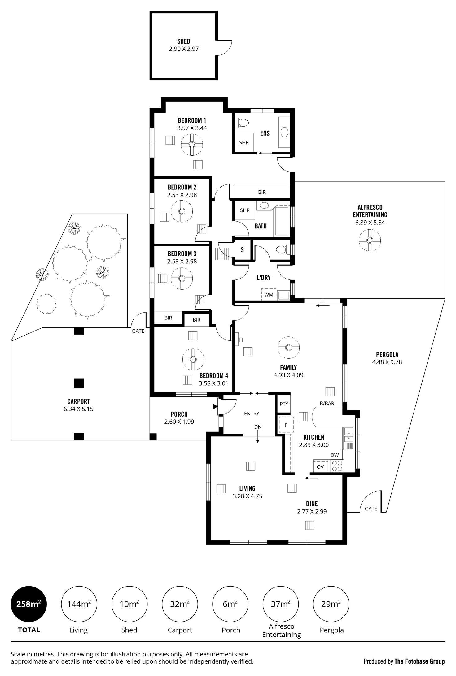 Floorplan of Homely house listing, 23 Glenhuntly Drive, Flagstaff Hill SA 5159