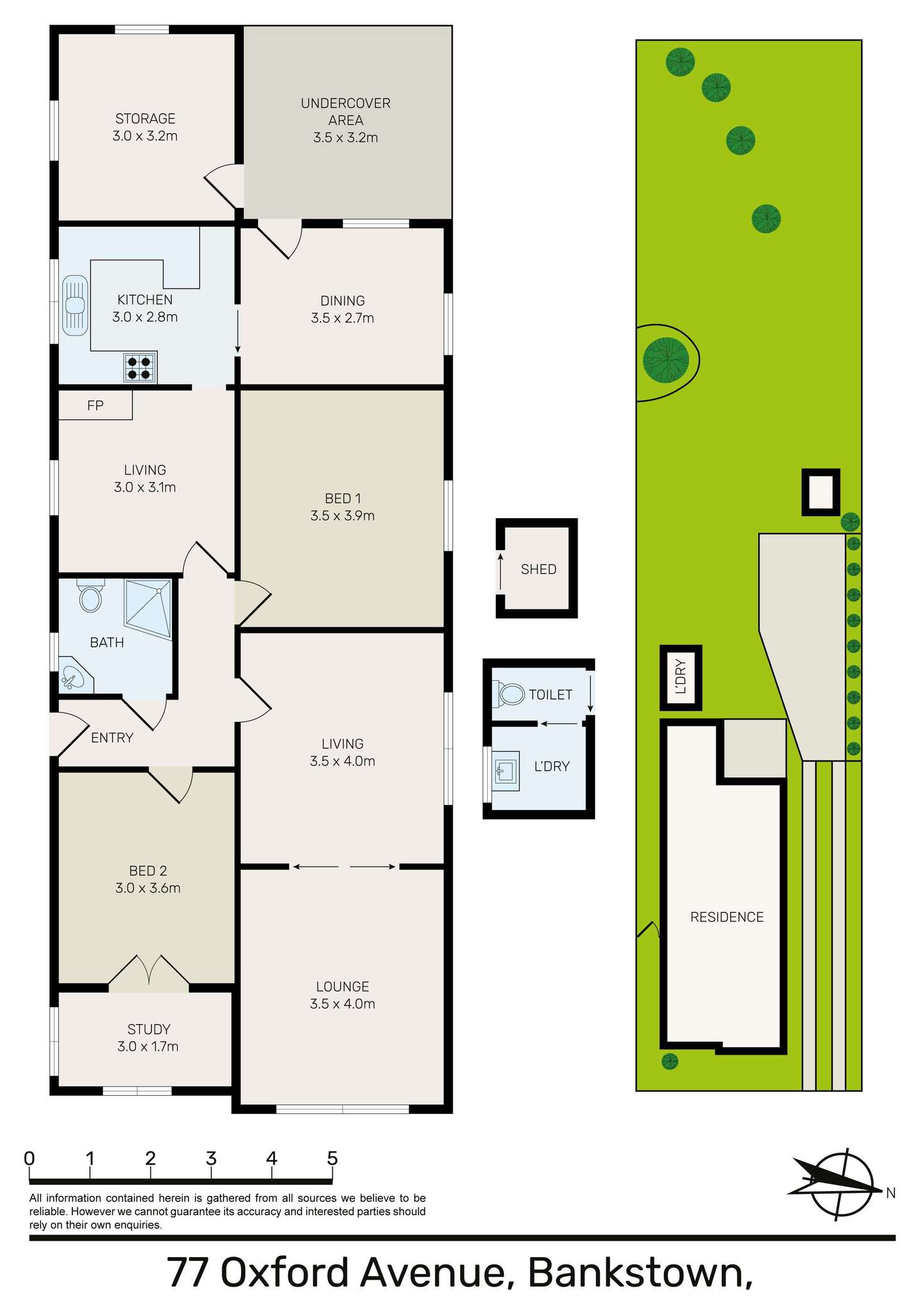 Floorplan of Homely house listing, 77 Oxford Avenue, Bankstown NSW 2200