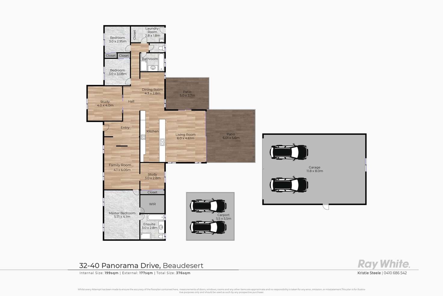 Floorplan of Homely house listing, 32-40 Panorama Drive, Beaudesert QLD 4285
