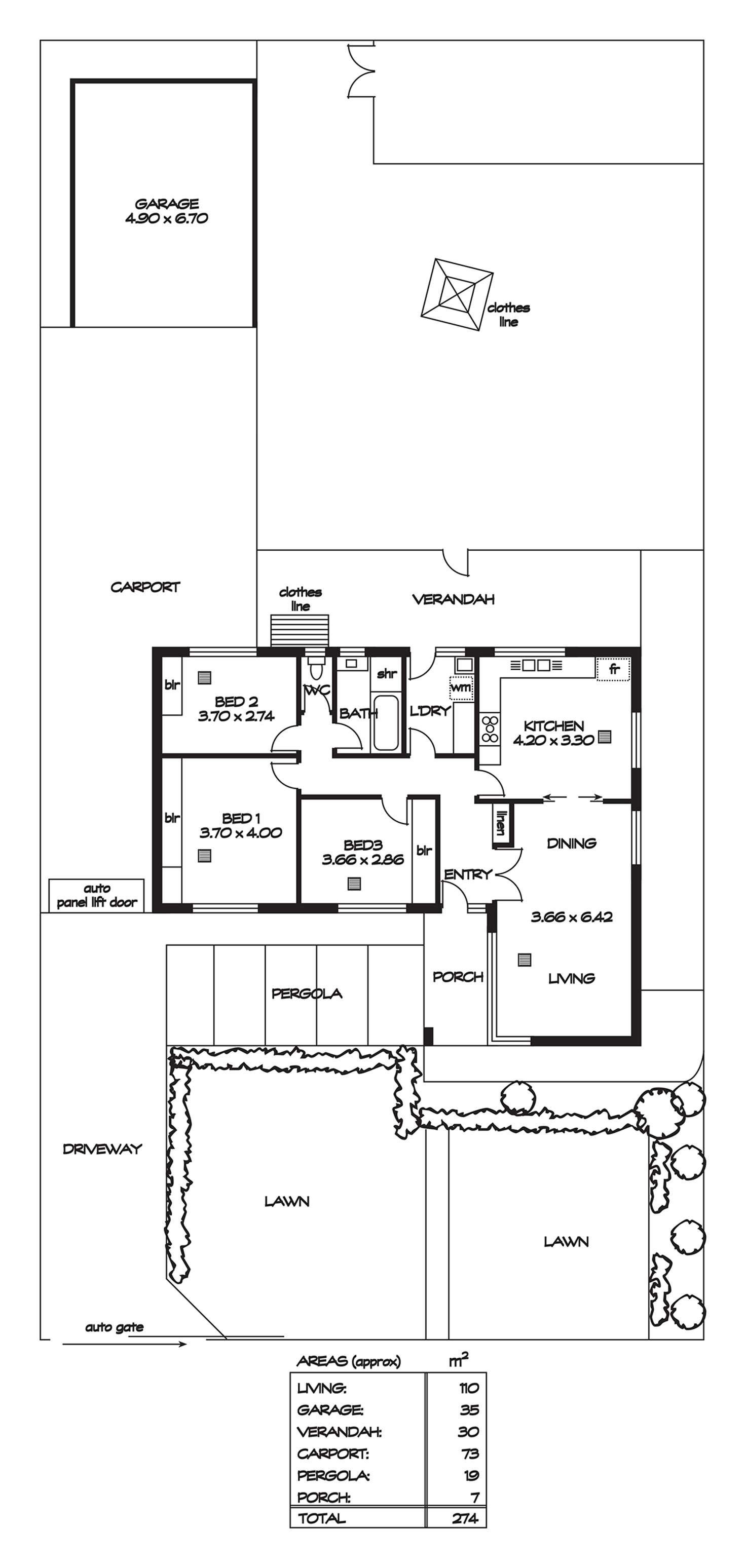 Floorplan of Homely house listing, 129 Kelly Road, Modbury North SA 5092