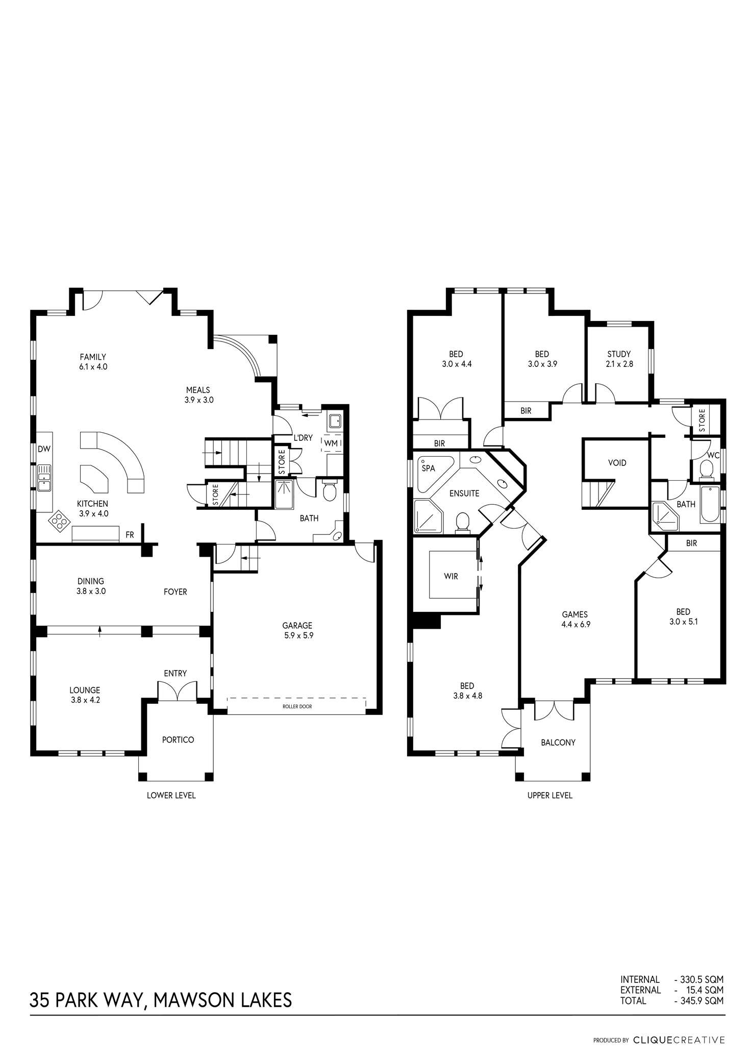 Floorplan of Homely house listing, 35 Park Way, Mawson Lakes SA 5095
