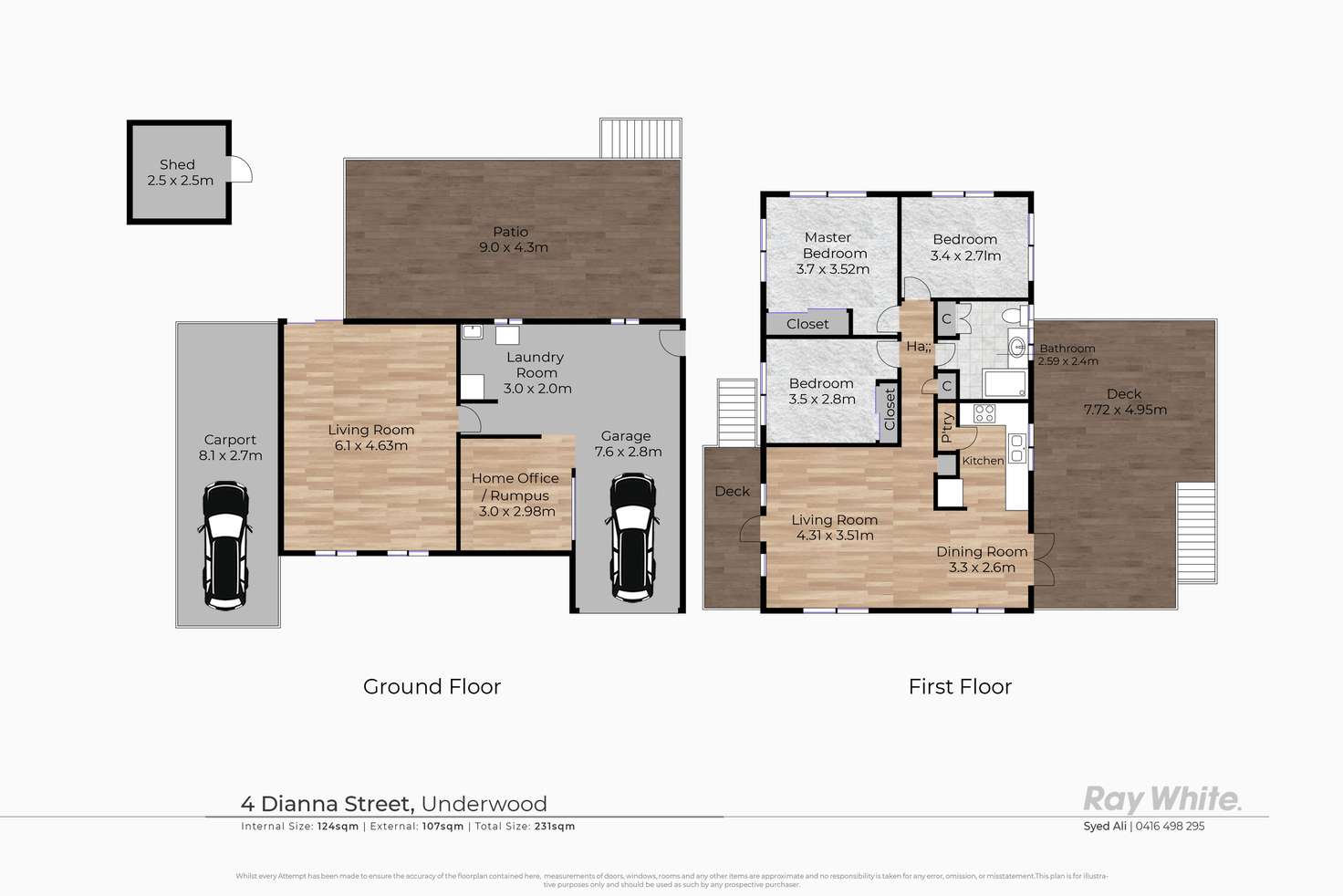Floorplan of Homely house listing, 4 Diana Street, Underwood QLD 4119