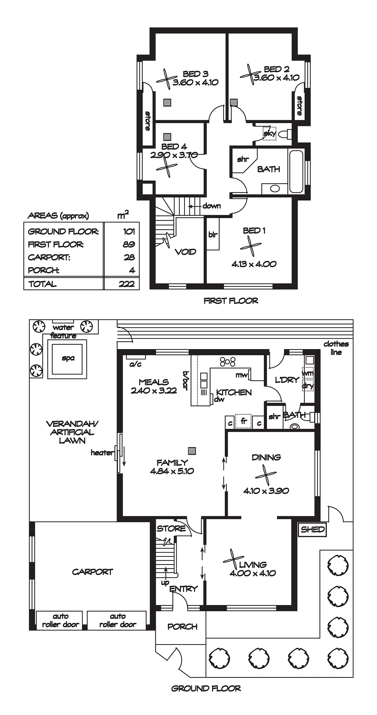 Floorplan of Homely house listing, 2/12 Ashford Road, Keswick SA 5035