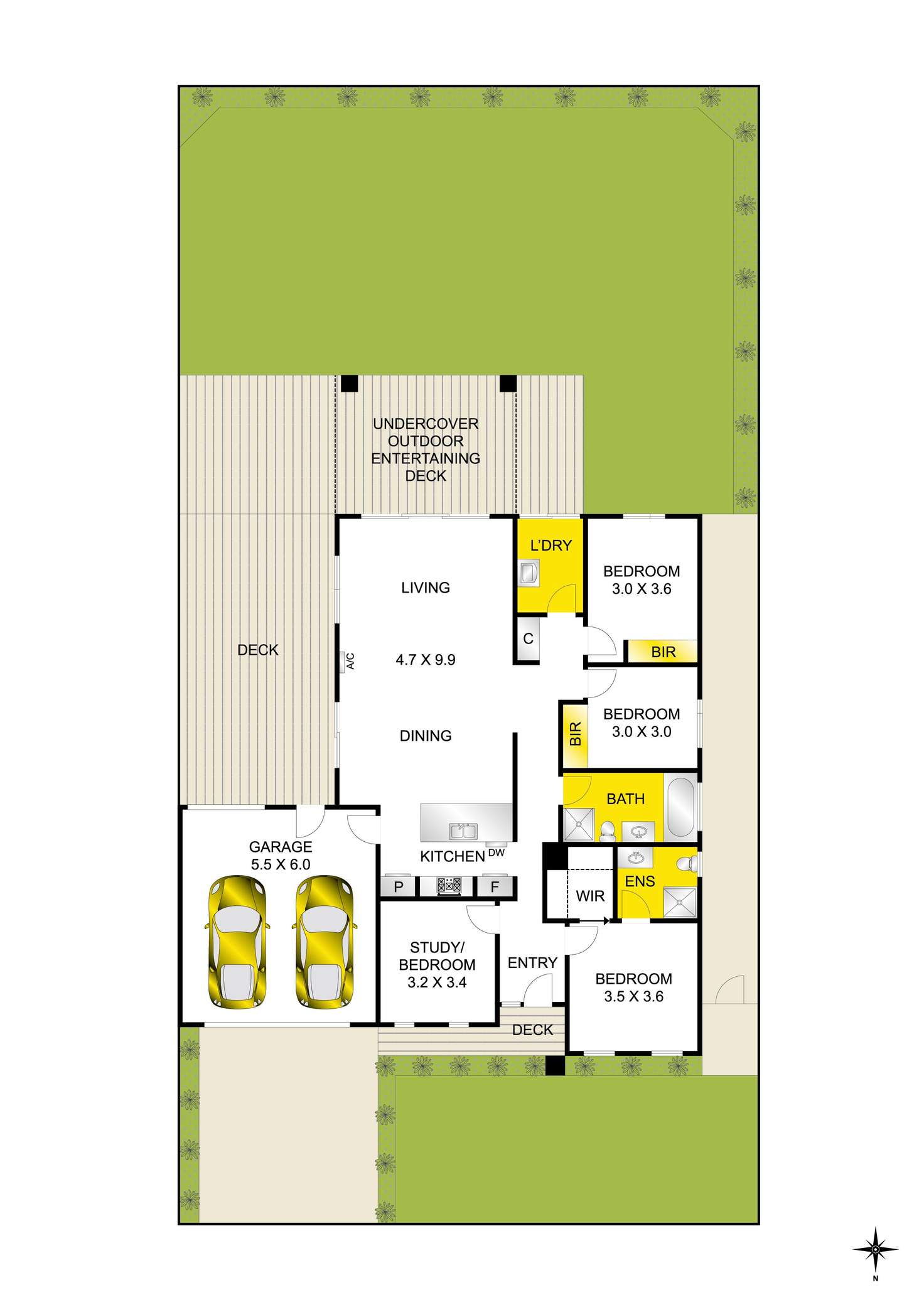 Floorplan of Homely house listing, 12 Badminton Court, Marshall VIC 3216