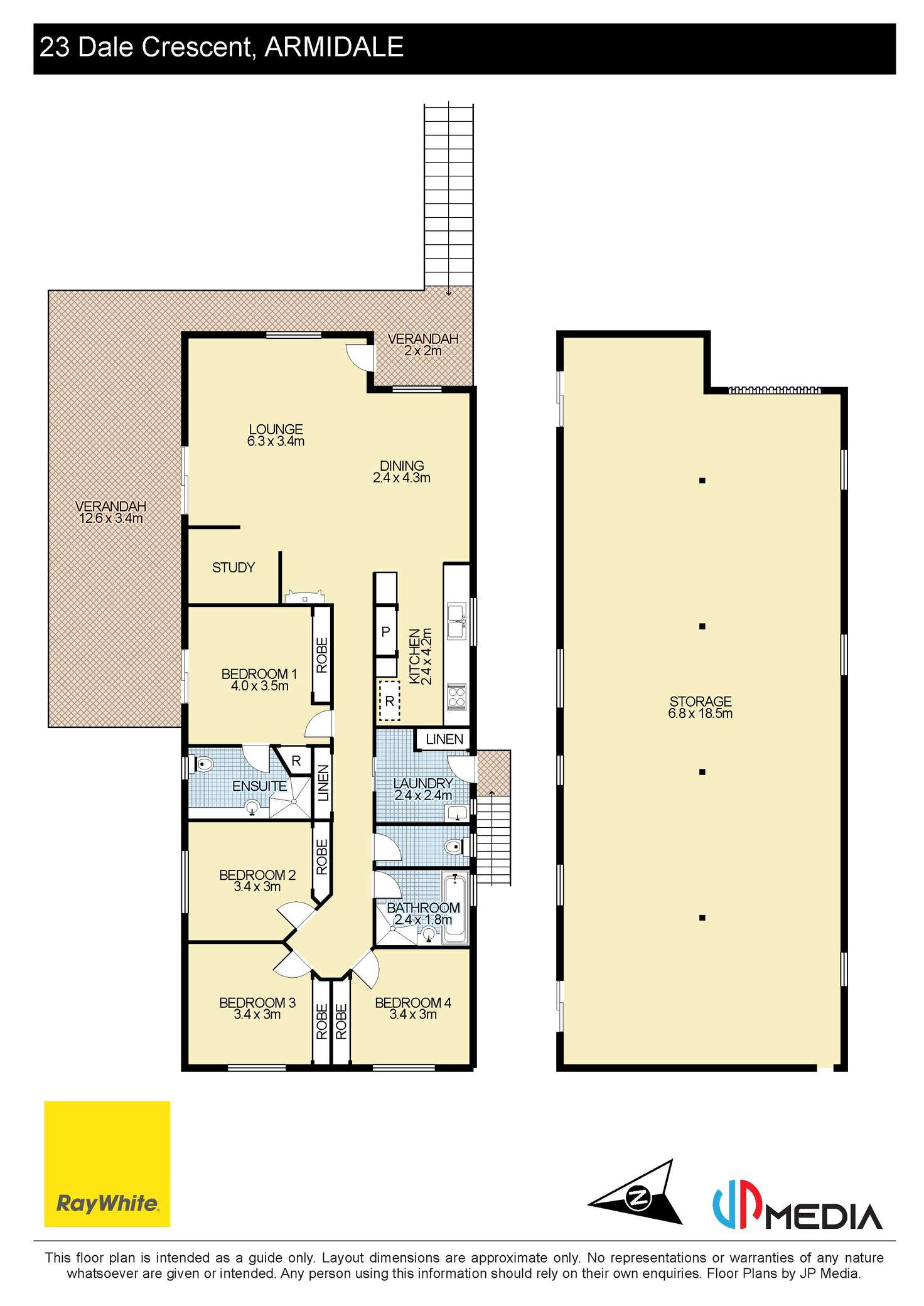 Floorplan of Homely house listing, 23 Dale Crescent, Armidale NSW 2350