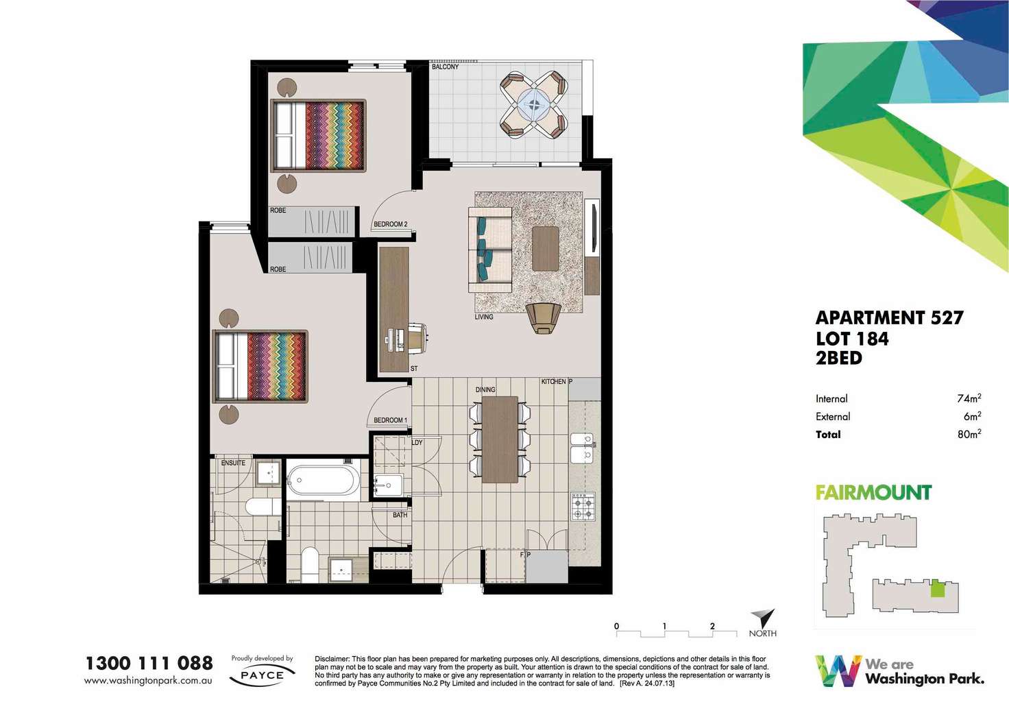 Floorplan of Homely apartment listing, 527/1 Vermont Crescent, Riverwood NSW 2210