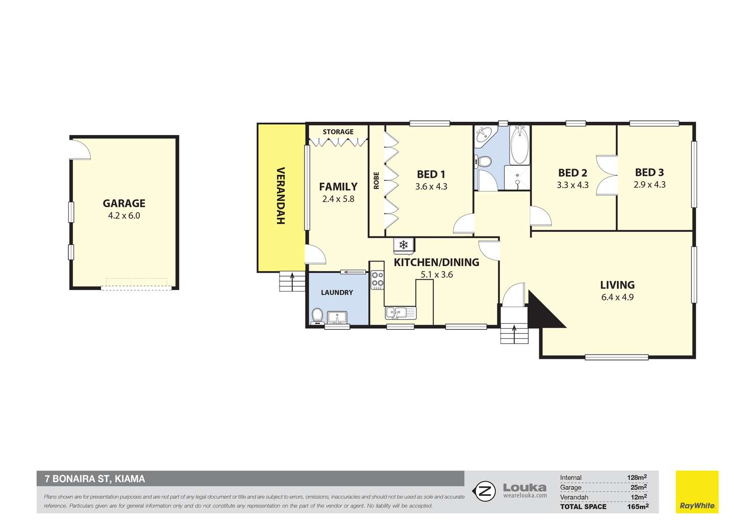 Floorplan of Homely house listing, 7 Bonaira Street, Kiama NSW 2533