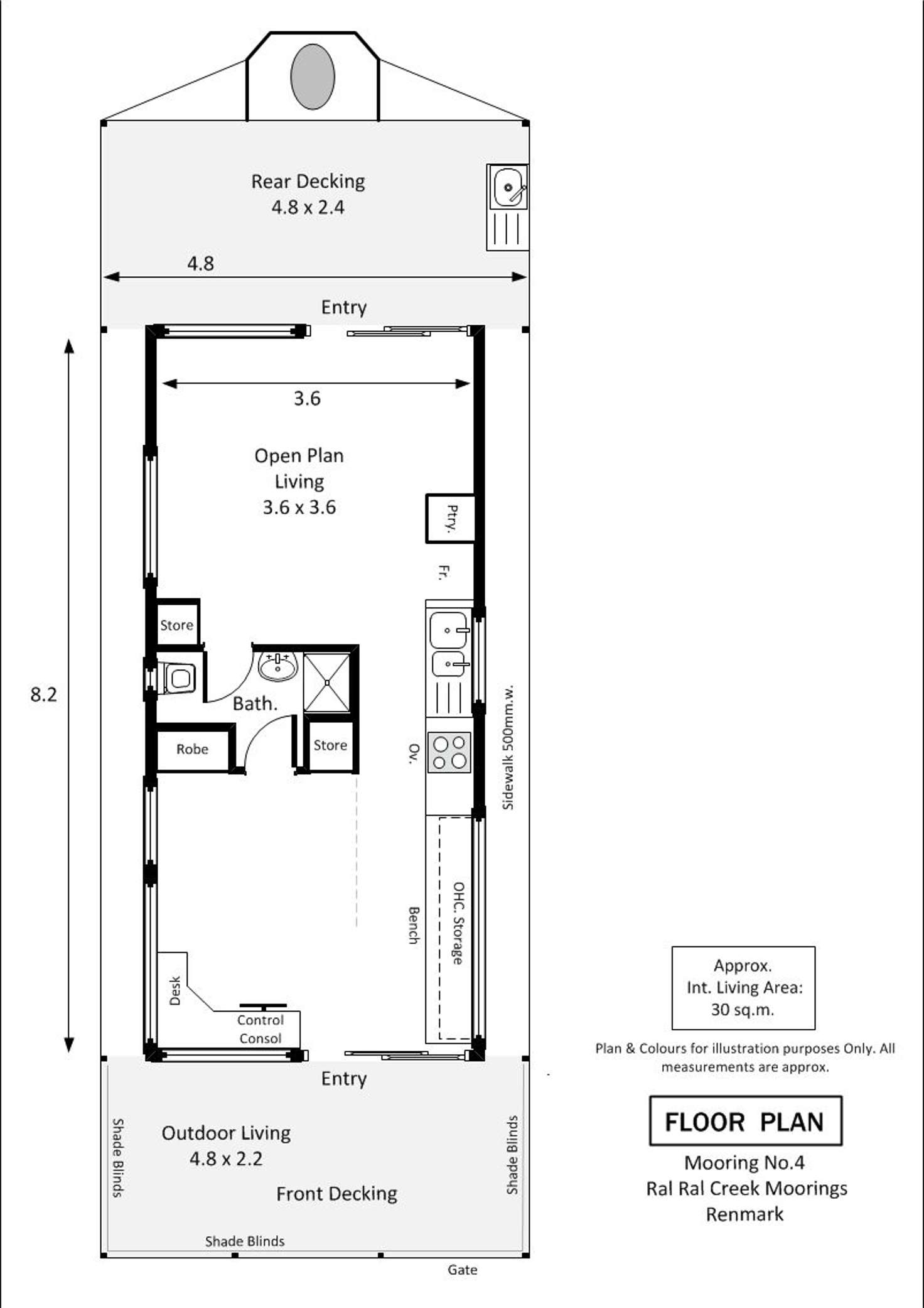 Floorplan of Homely other listing, 4 Ral Ral Creek Mooring (Via Ponde Road), Renmark SA 5341