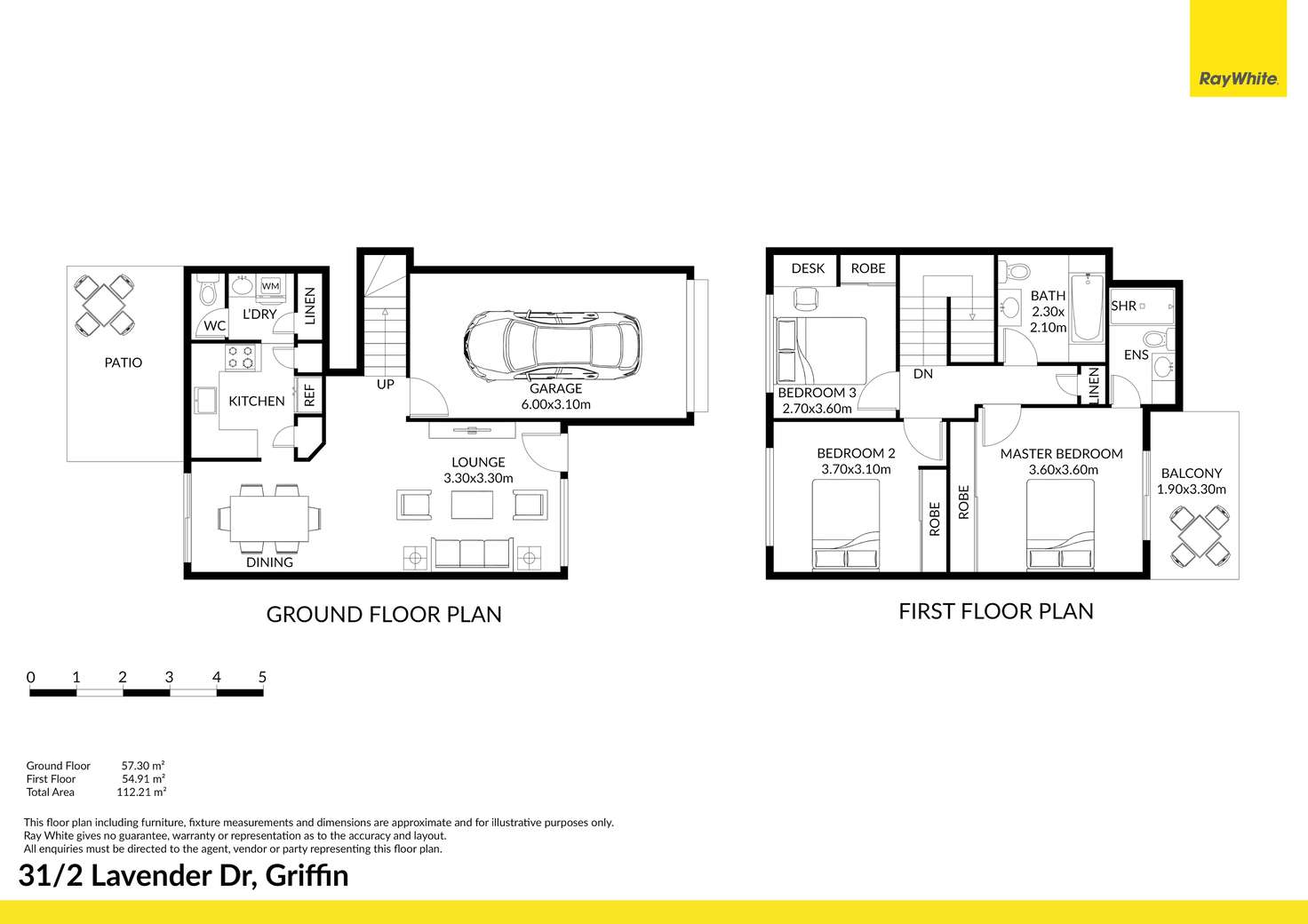 Floorplan of Homely townhouse listing, 31/2 Lavender Drive, Griffin QLD 4503
