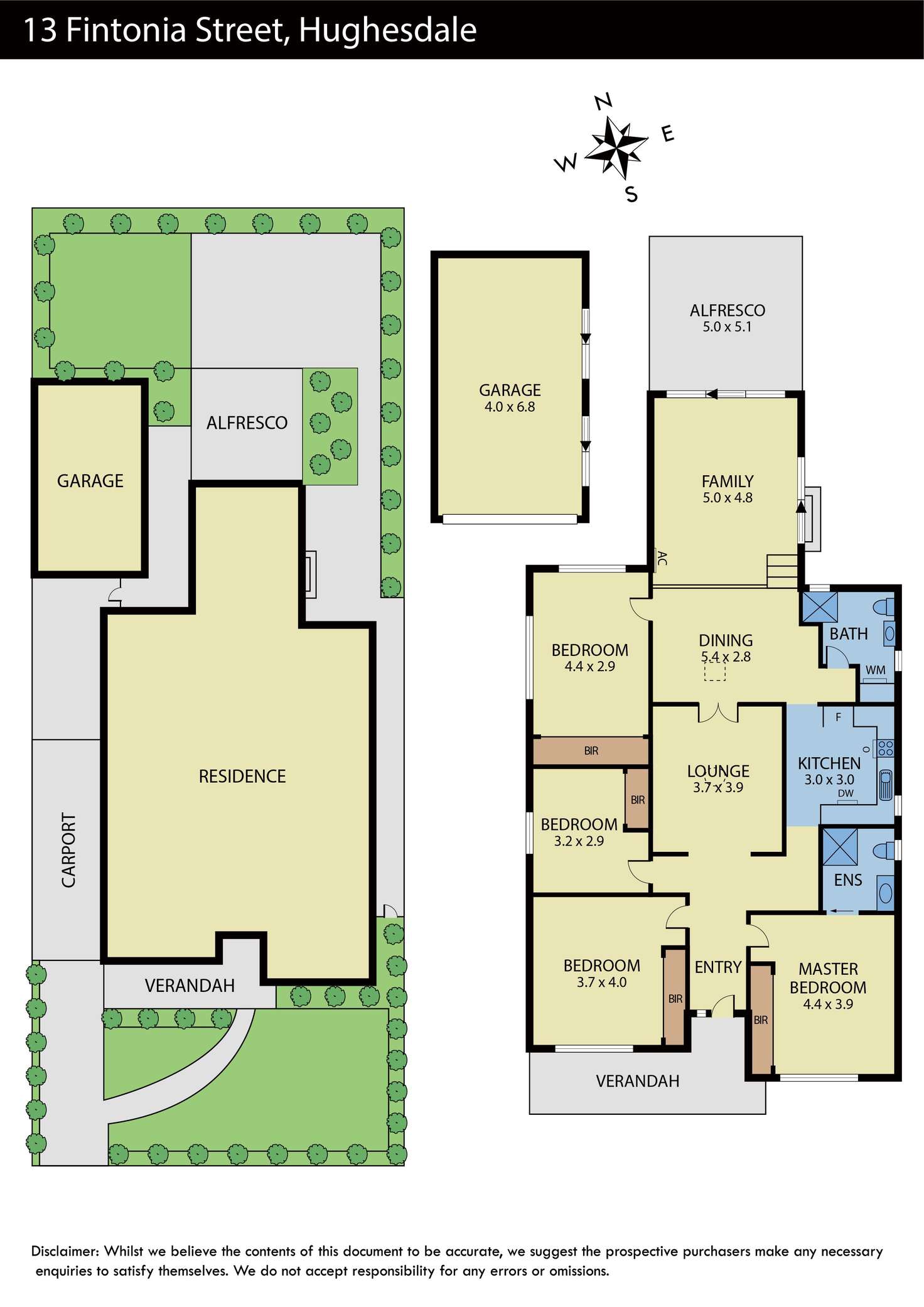 Floorplan of Homely house listing, 13 Fintonia Street, Hughesdale VIC 3166