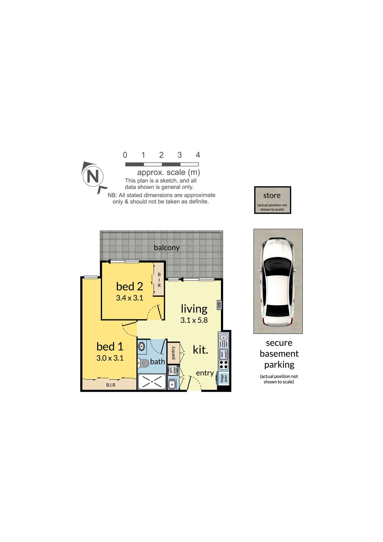 Floorplan of Homely apartment listing, 108/23 Bent Street, Bentleigh VIC 3204