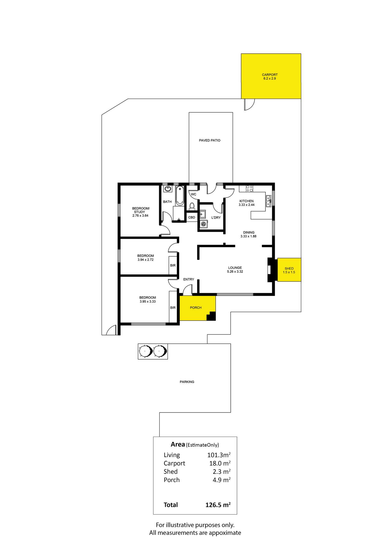 Floorplan of Homely house listing, 71 Daws Road, Clovelly Park SA 5042
