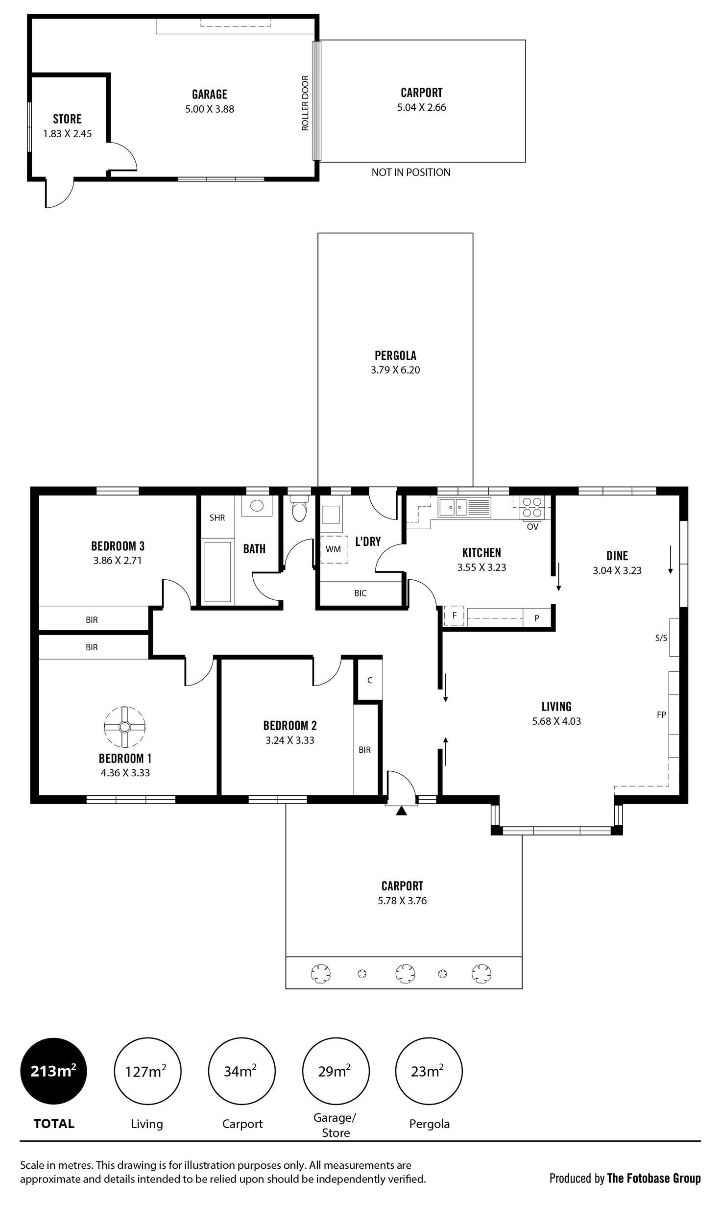 Floorplan of Homely house listing, 4 Waterman Terrace, Mitchell Park SA 5043