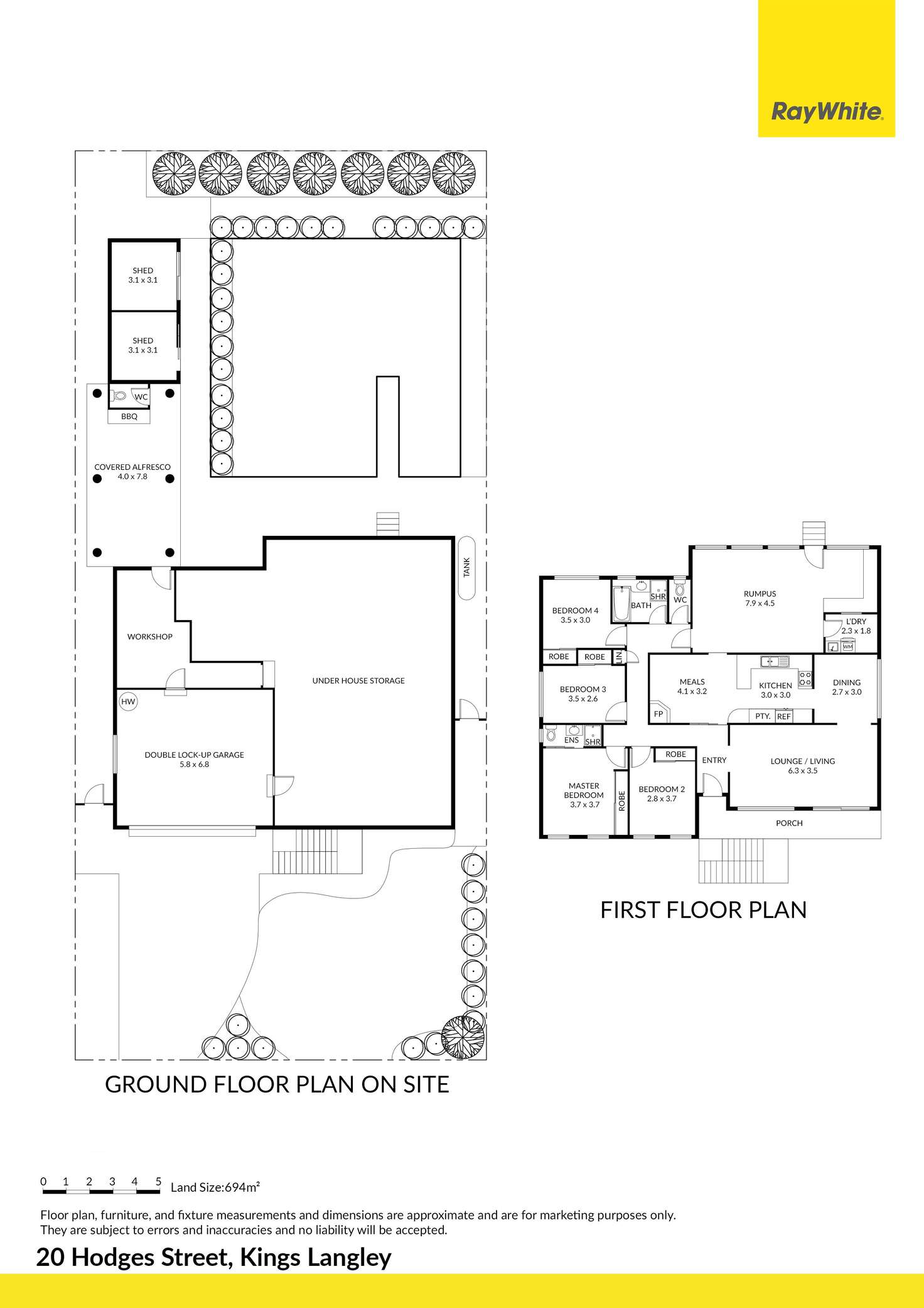 Floorplan of Homely house listing, 20 Hodges Street, Kings Langley NSW 2147