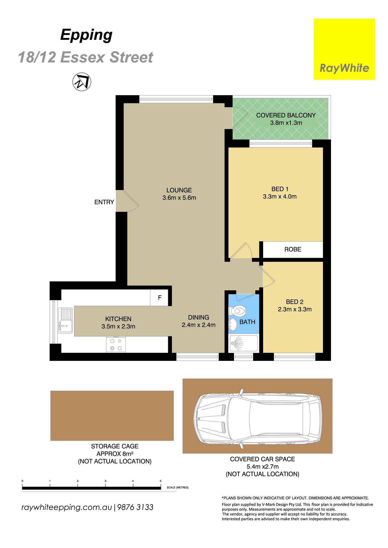 Floorplan of Homely apartment listing, 18/12 Essex Street, Epping NSW 2121