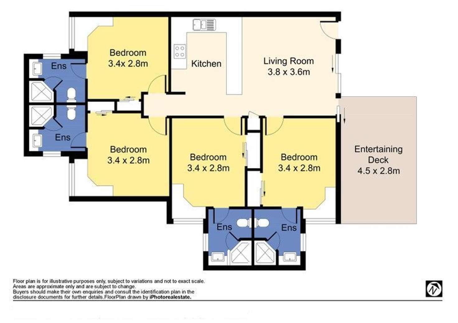 Floorplan of Homely unit listing, 62/4-20 Varsityview Court, Sippy Downs QLD 4556