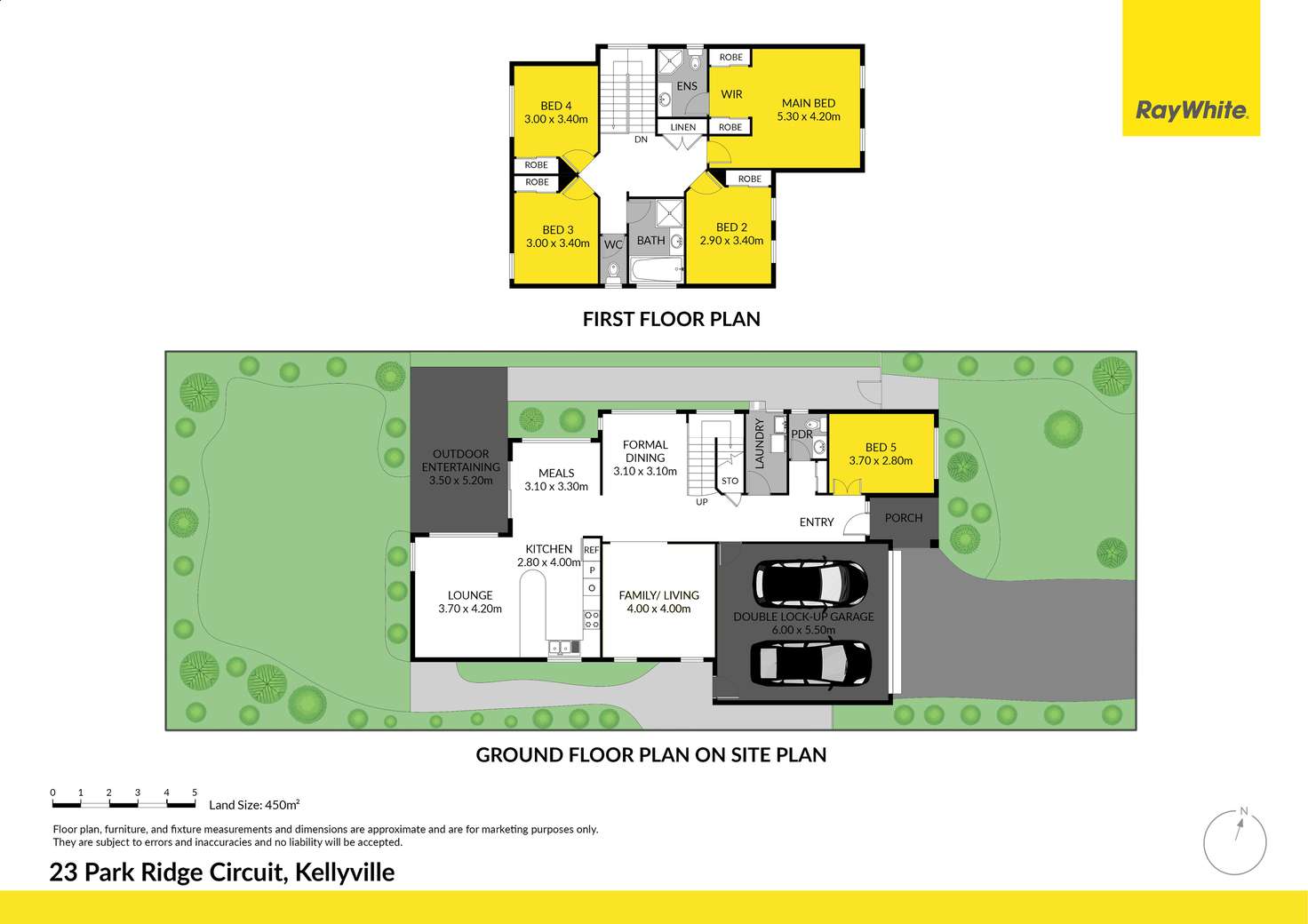 Floorplan of Homely house listing, 23 Park Ridge Circuit, Kellyville NSW 2155