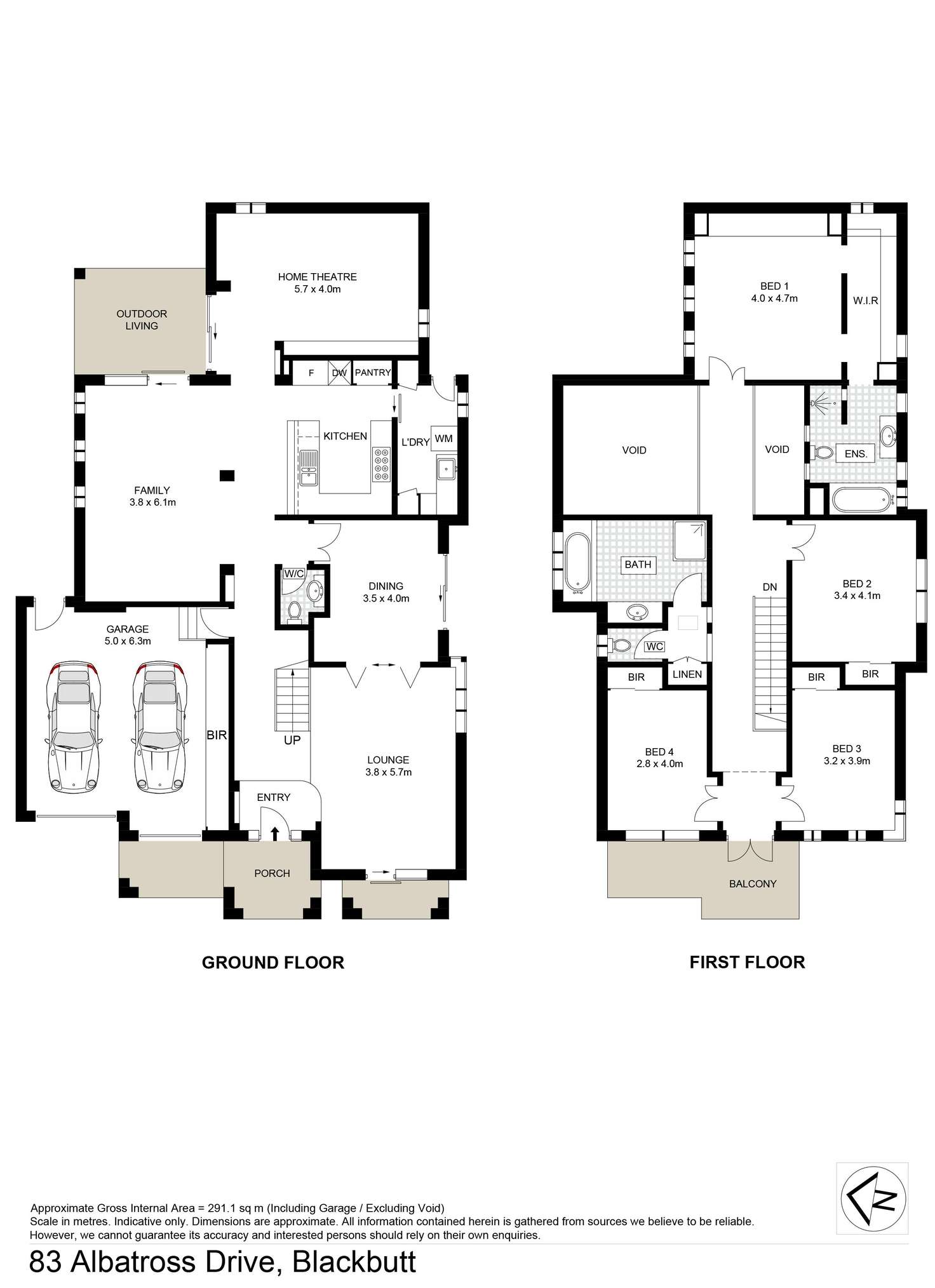 Floorplan of Homely house listing, 83 Albatross Drive, Blackbutt NSW 2529