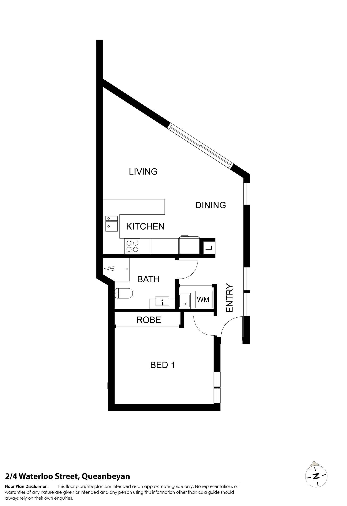 Floorplan of Homely townhouse listing, 2/4 Waterloo Street, Queanbeyan East NSW 2620