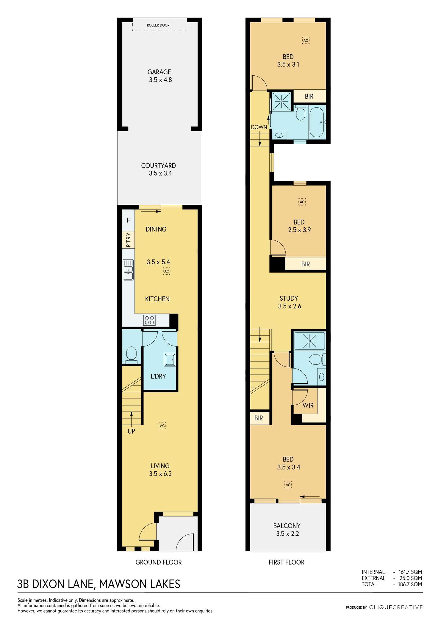 Floorplan of Homely house listing, 3B Dixon Lane, Mawson Lakes SA 5095