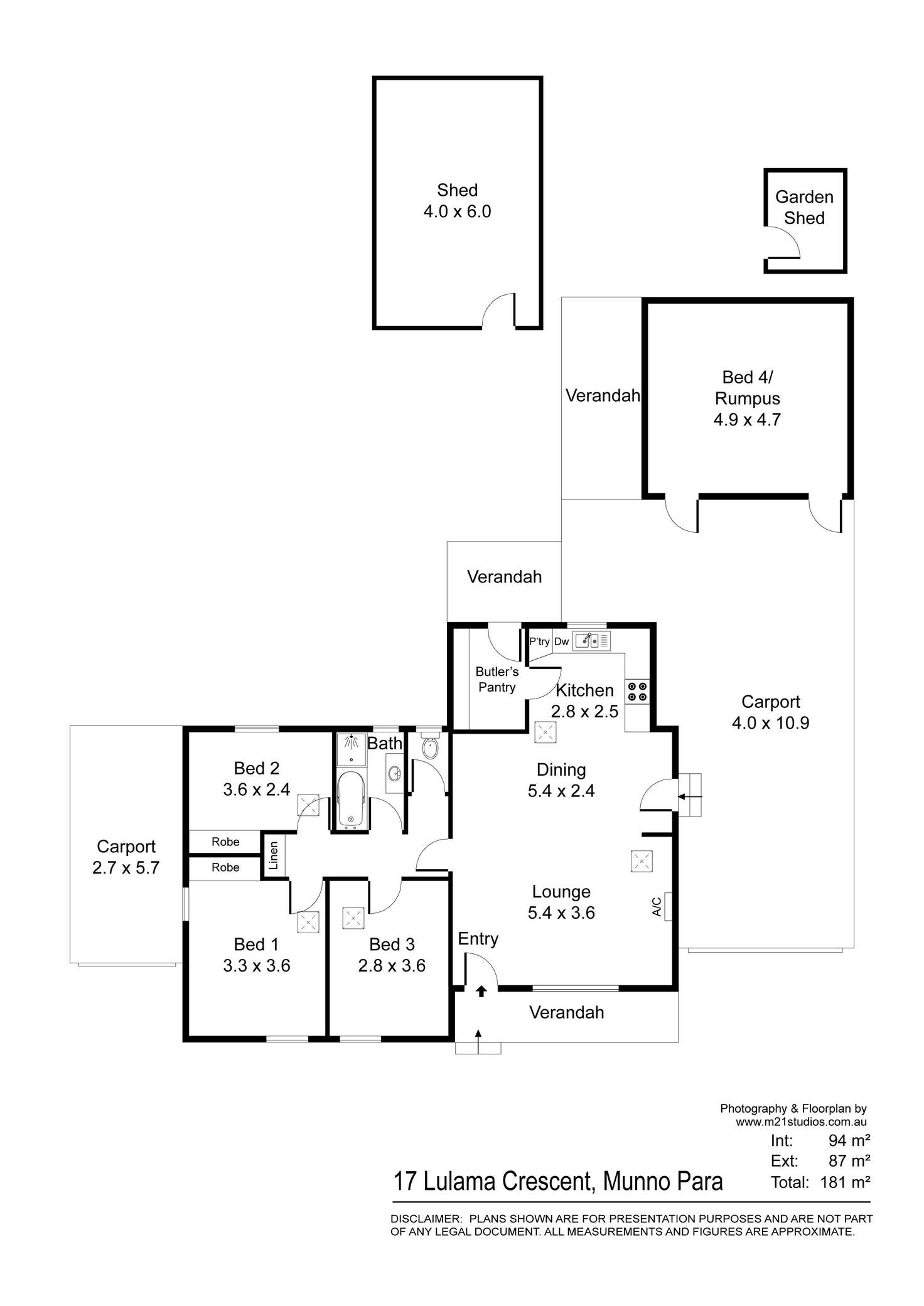 Floorplan of Homely house listing, 17 Lulama Crescent, Munno Para SA 5115