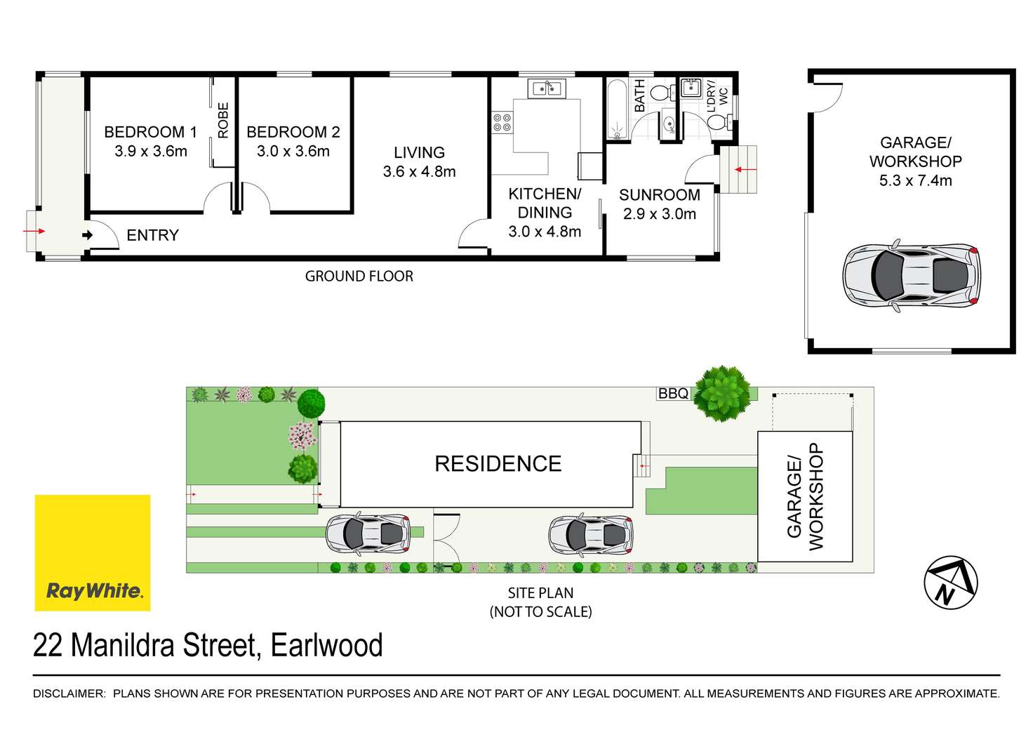 Floorplan of Homely house listing, 22 Manildra Street, Earlwood NSW 2206
