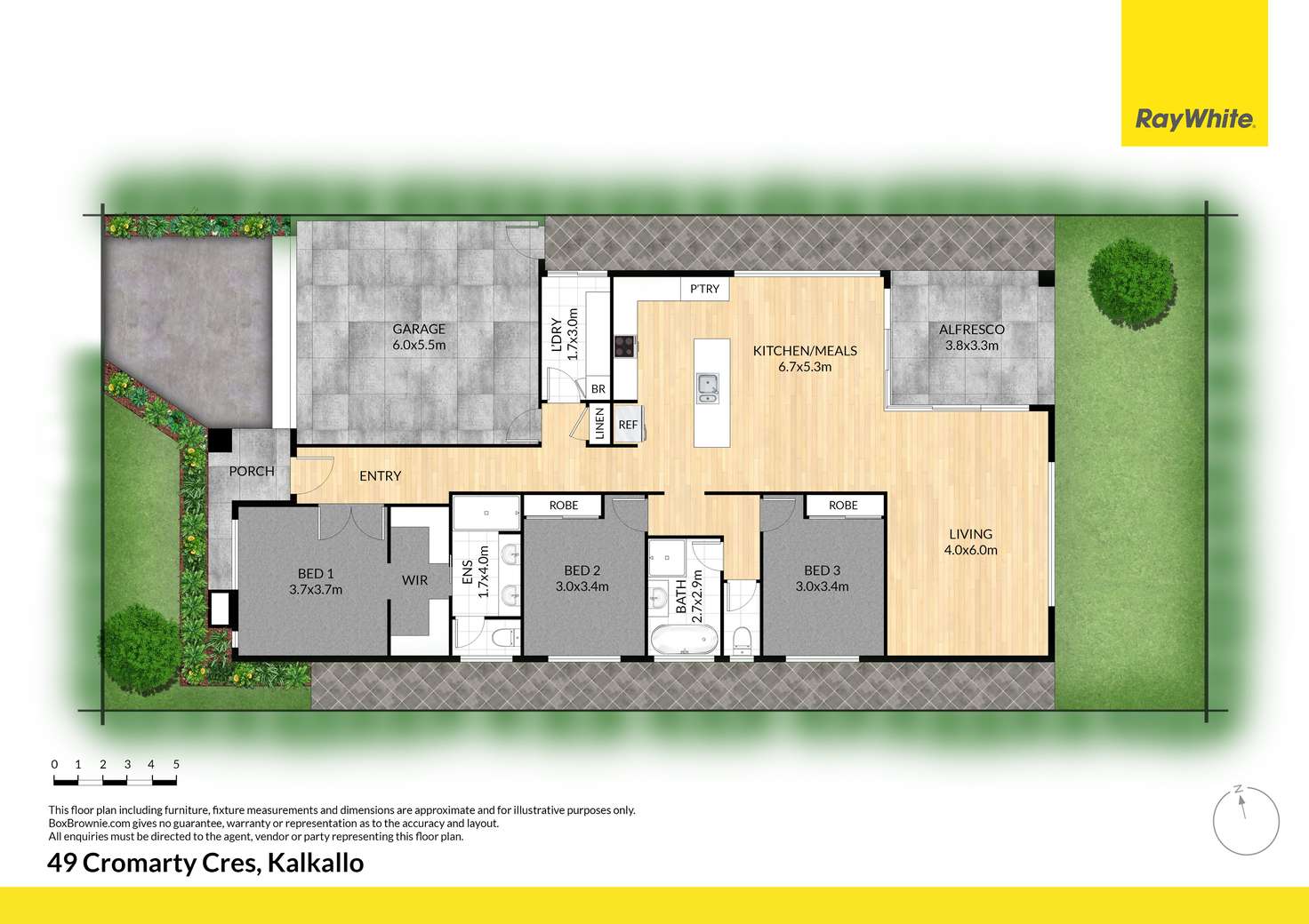 Floorplan of Homely house listing, 49 Cromarty Crescent, Kalkallo VIC 3064