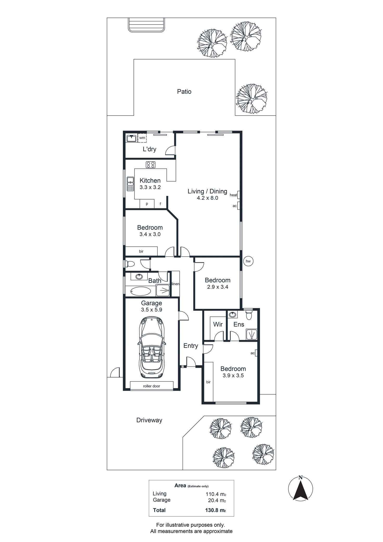 Floorplan of Homely house listing, 4 Bruce Avenue, Mitchell Park SA 5043