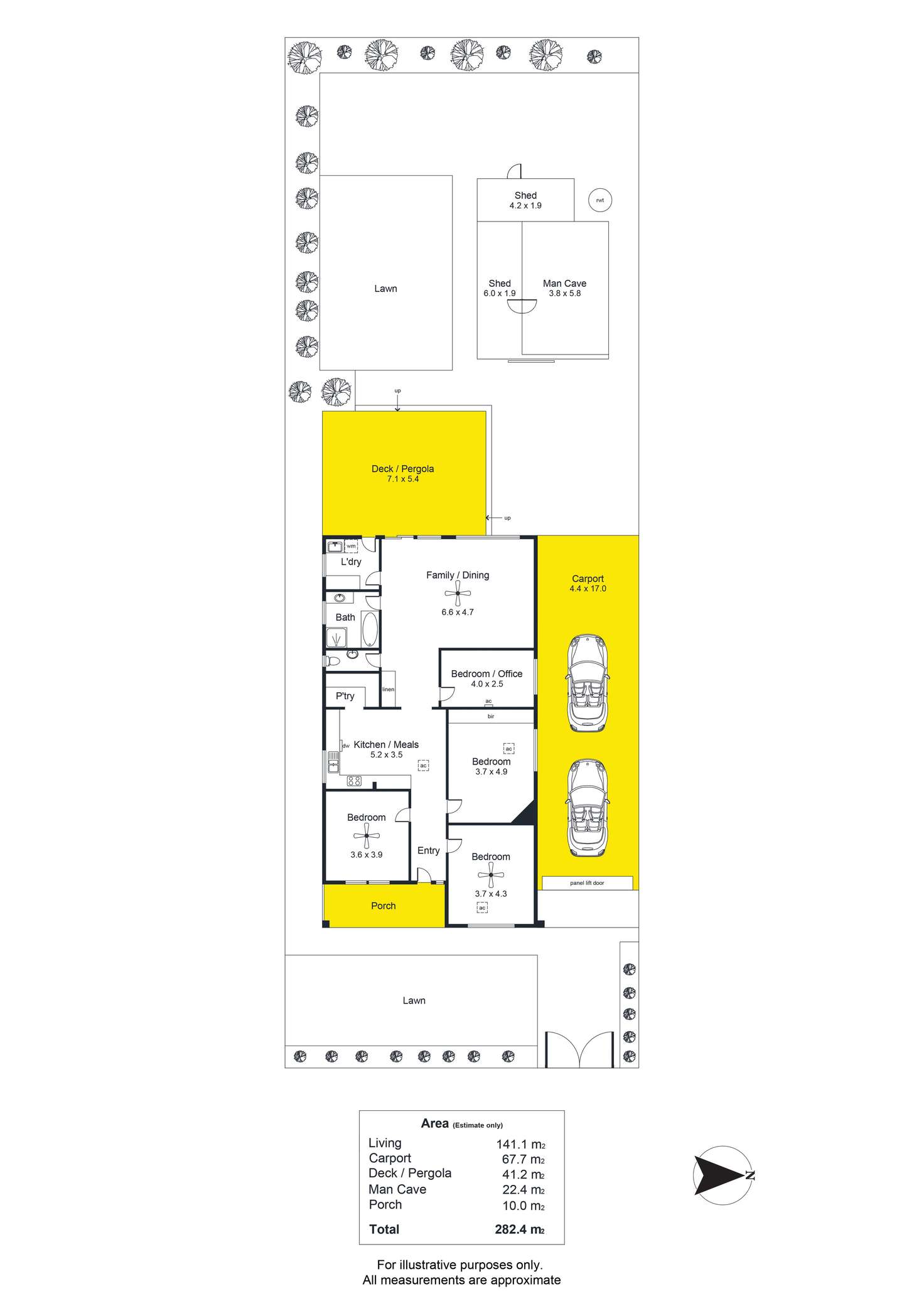 Floorplan of Homely house listing, 12 Daniels Road, Panorama SA 5041