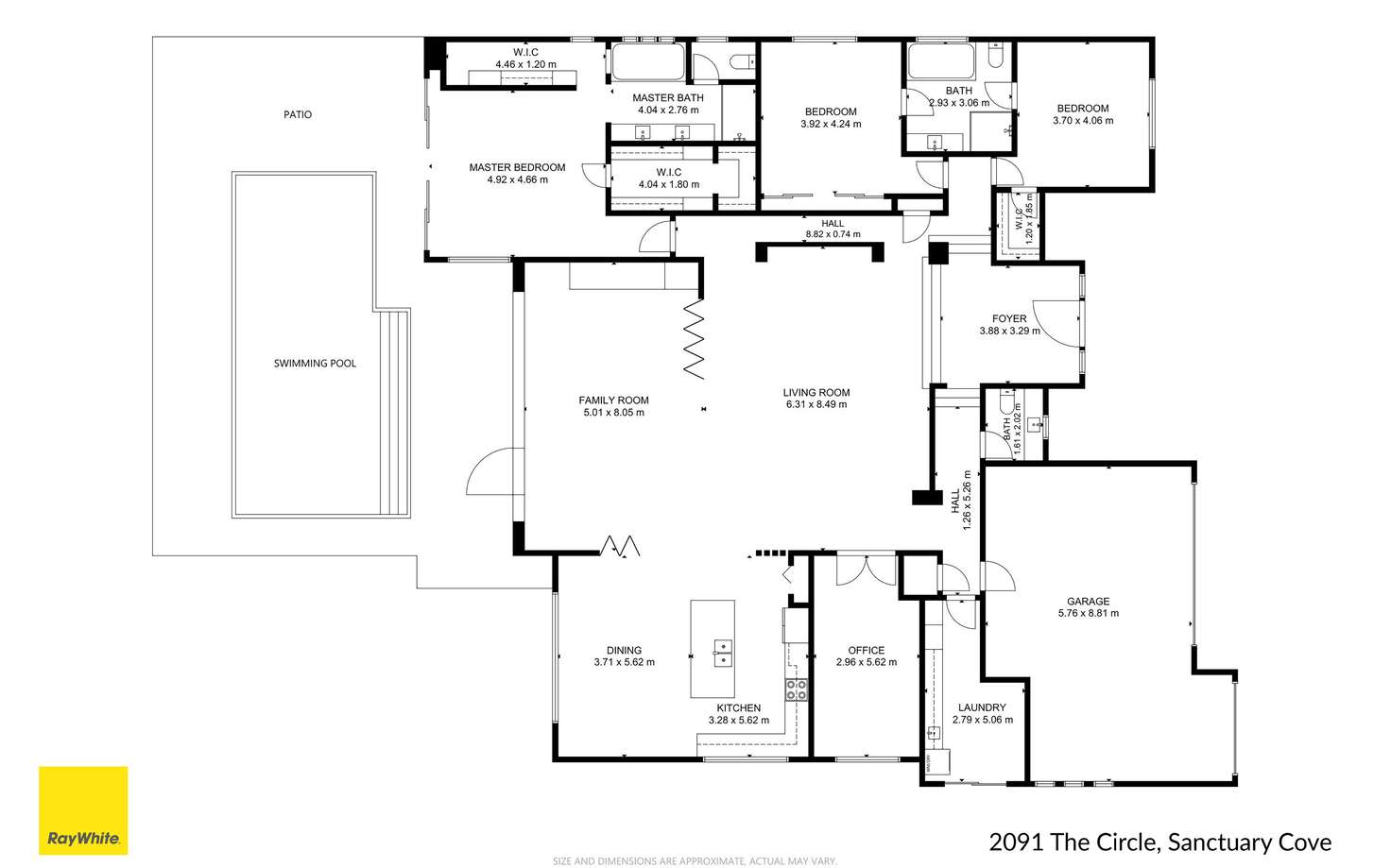 Floorplan of Homely house listing, 2091 The Circle, Sanctuary Cove QLD 4212