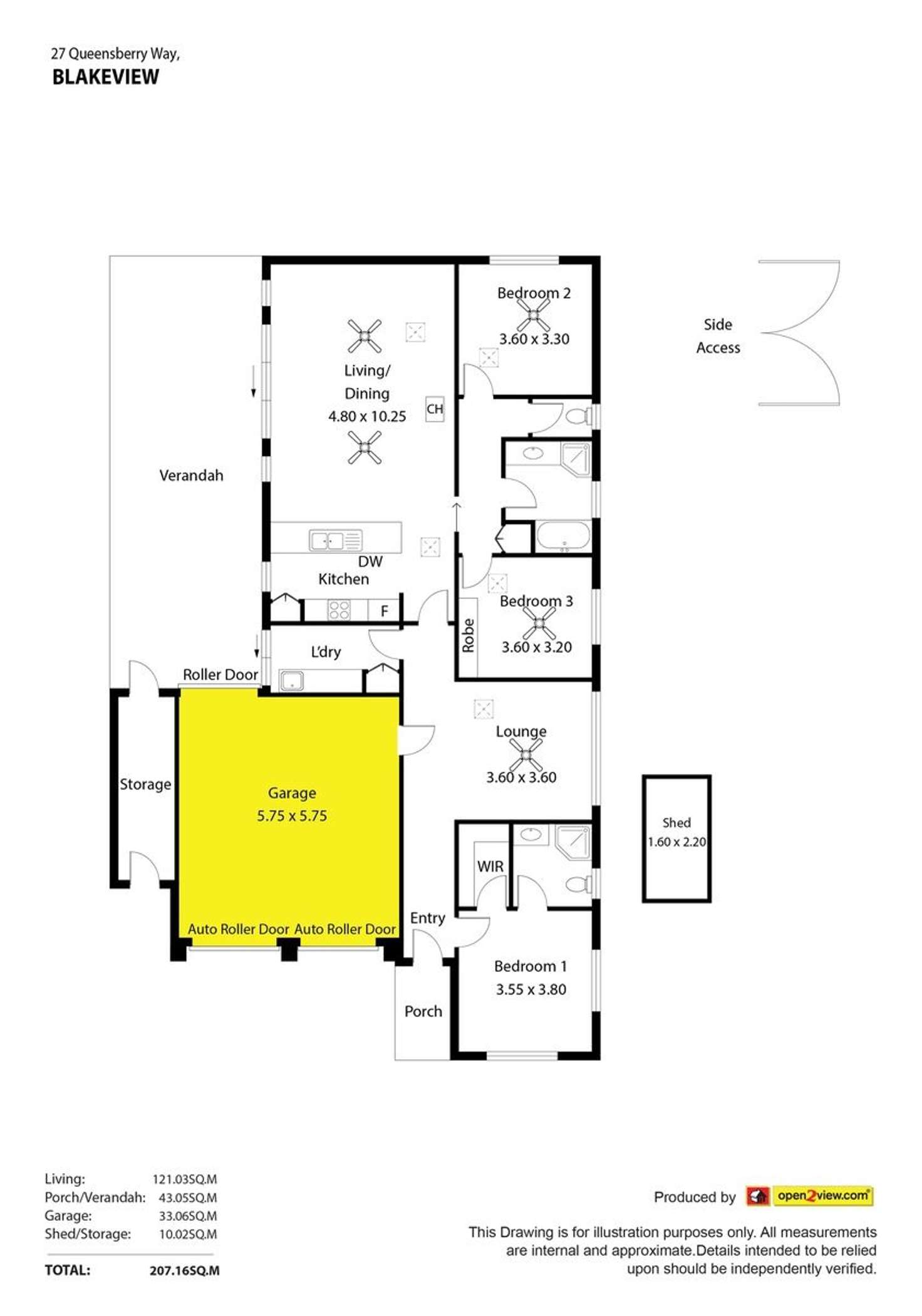 Floorplan of Homely house listing, 27 Queensberry Way, Blakeview SA 5114