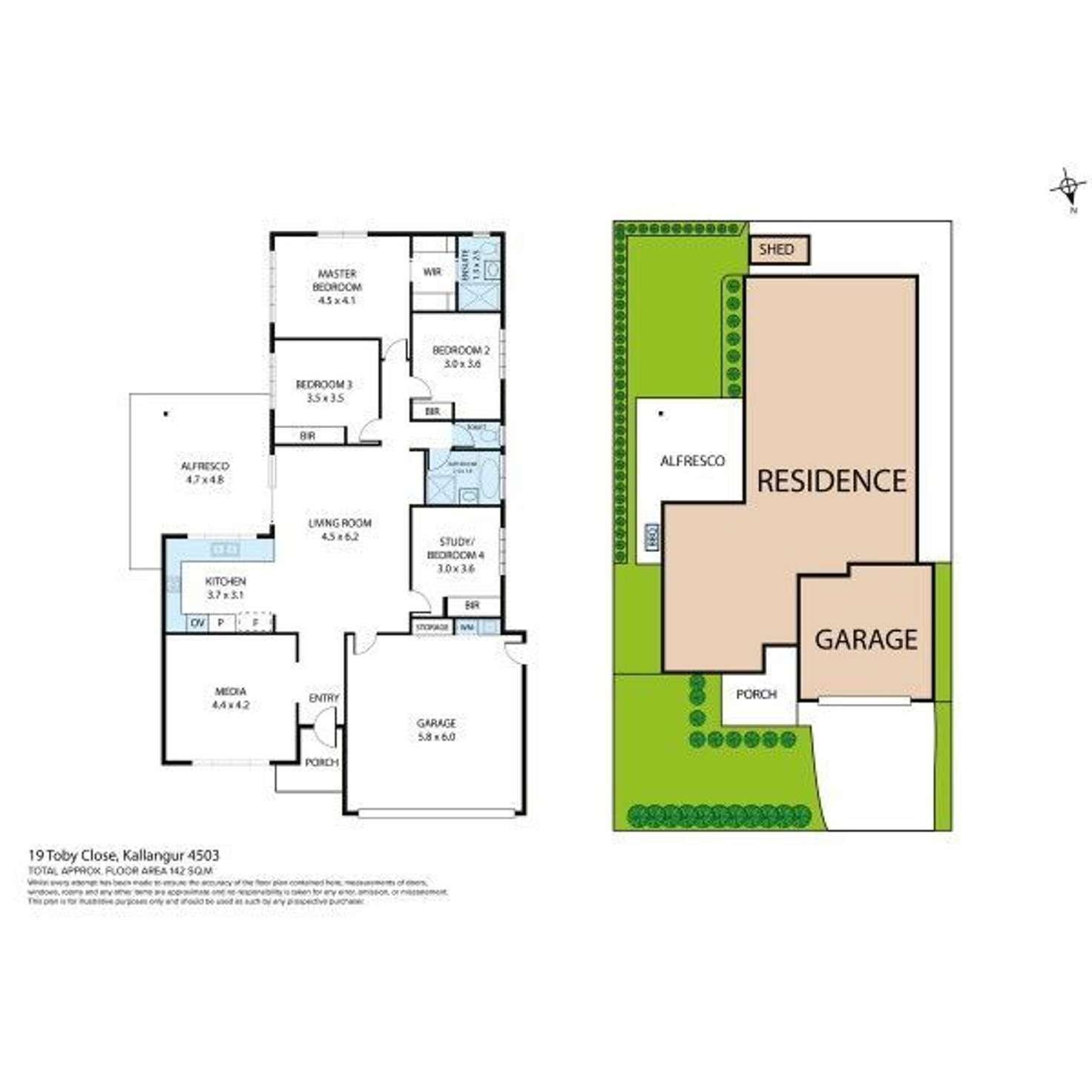 Floorplan of Homely house listing, 19 Toby Close, Kallangur QLD 4503