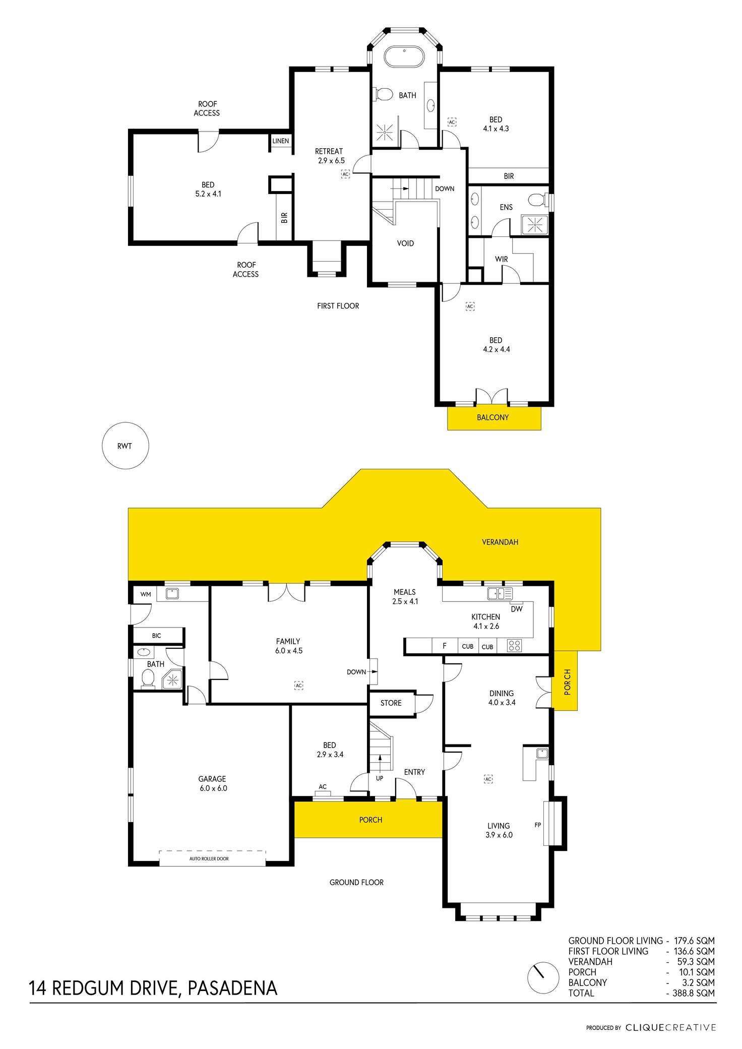 Floorplan of Homely house listing, 14 Redgum Drive, Pasadena SA 5042