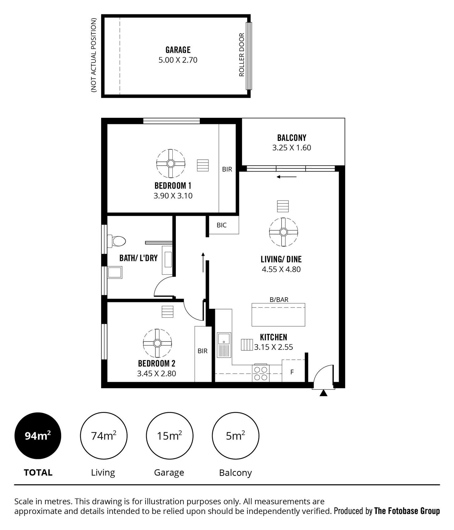 Floorplan of Homely unit listing, 13/68 Military Road, Tennyson SA 5022