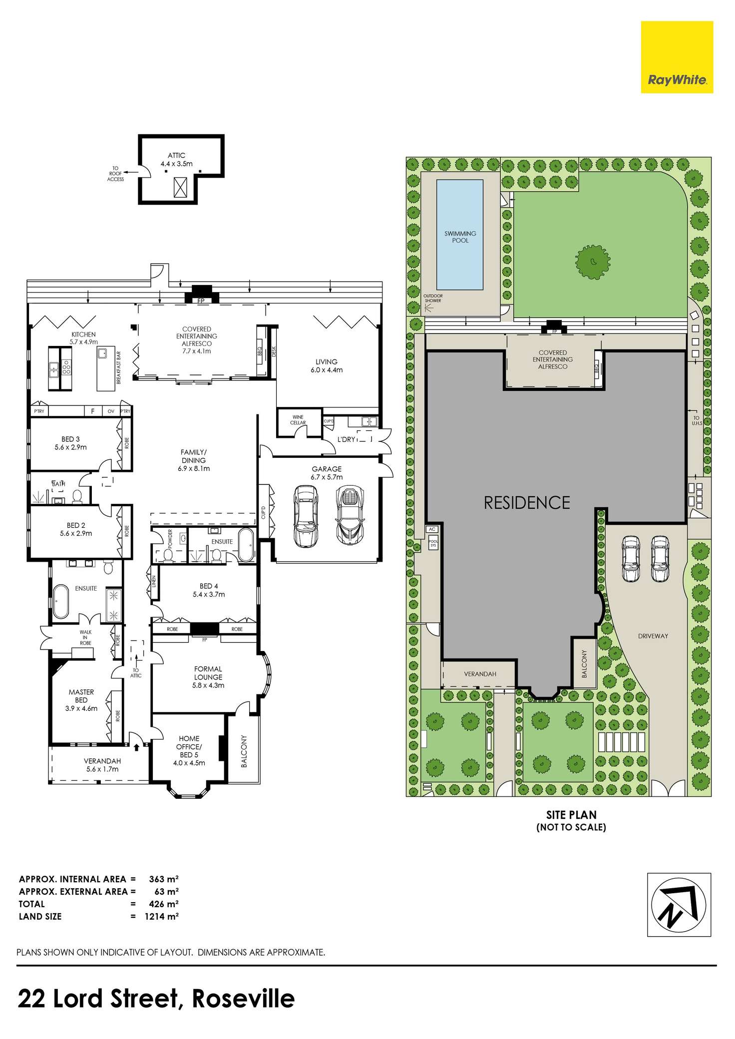 Floorplan of Homely house listing, 22 Lord Street, Roseville NSW 2069