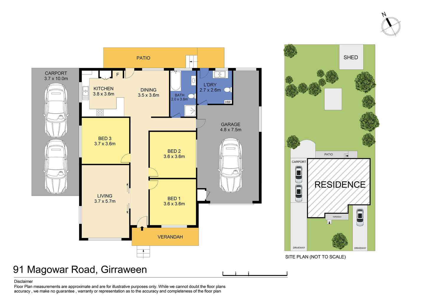 Floorplan of Homely house listing, 91 Magowar Road, Girraween NSW 2145