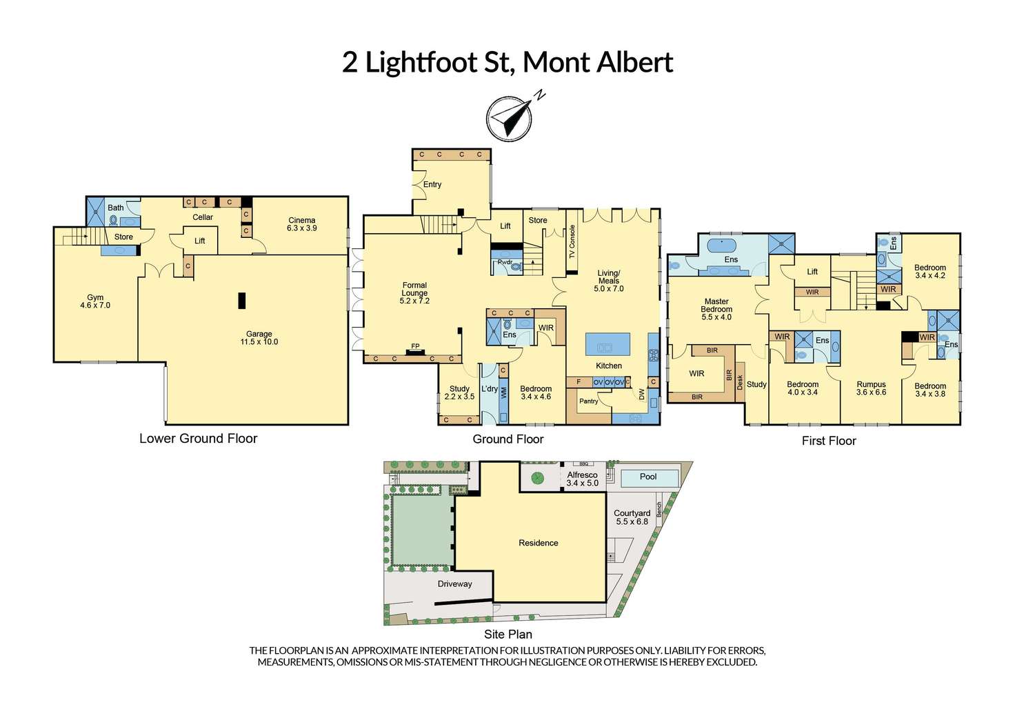 Floorplan of Homely house listing, 2 Lightfoot Street, Mont Albert VIC 3127